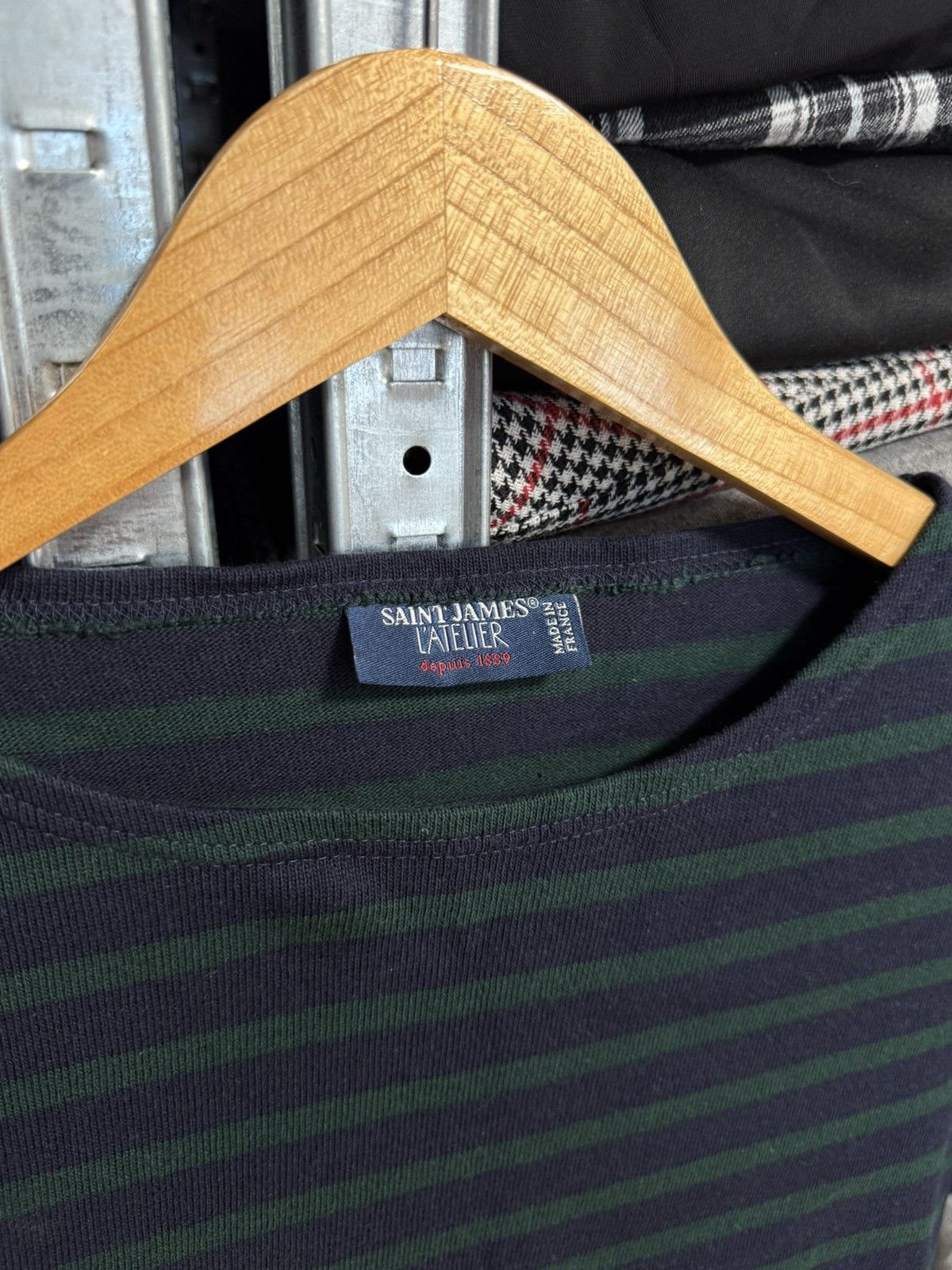 Saint James Saint James Striped Long Sleeve Sweatshirt Kurt Cobain Sz S Size S / US 4 / IT 40 - 3 Thumbnail