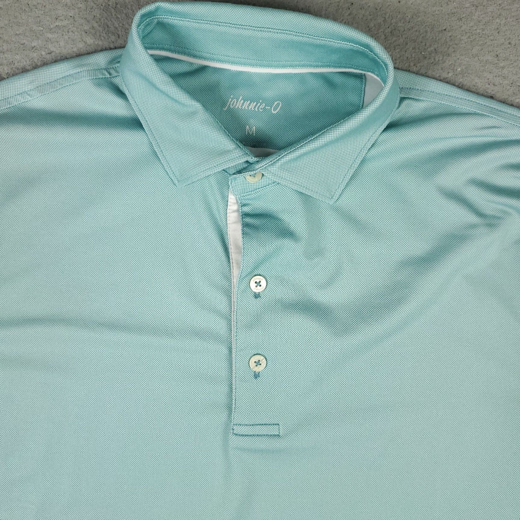 johnnie-O johnnie-O Polo Shirt Mens Size Medium Blue Golf Short Sleeve Polo Shirt Mens Size Medium Blue Size US M / EU 48-50 / 2 - 2 Thumbnail
