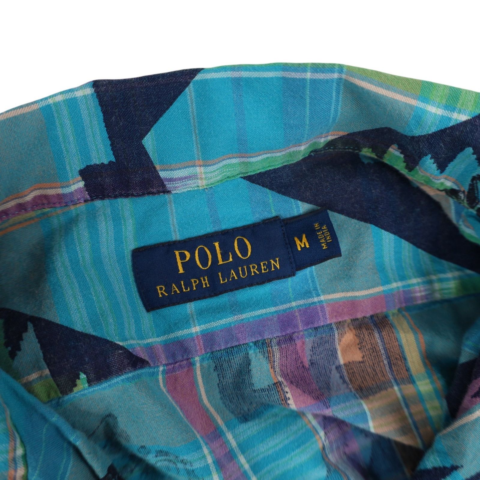 Polo Ralph Lauren Polo Ralph Lauren Aztec Indigenous Print Button Up Shirt Size US M / EU 48-50 / 2 - 6 Thumbnail