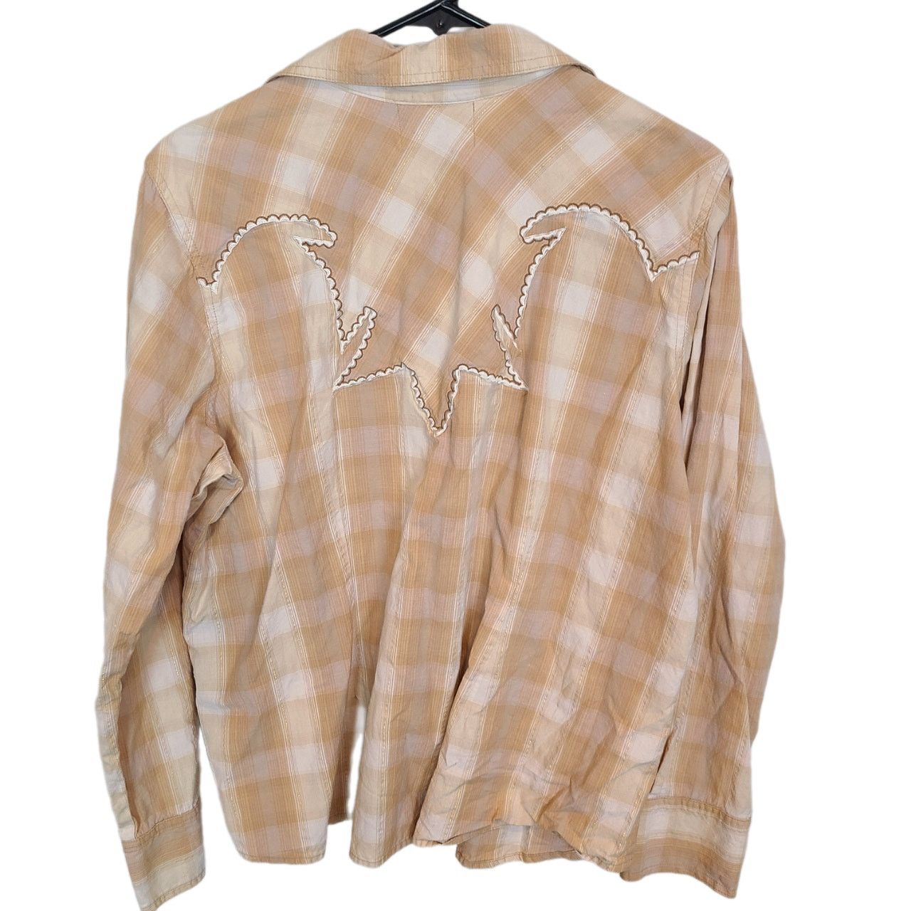 Corridor Torrid Top 2X Plaid Western Shirt Pearl Snap Country Cowgirl Size XXL / US 16-18 / IT 52-54 - 7 Thumbnail