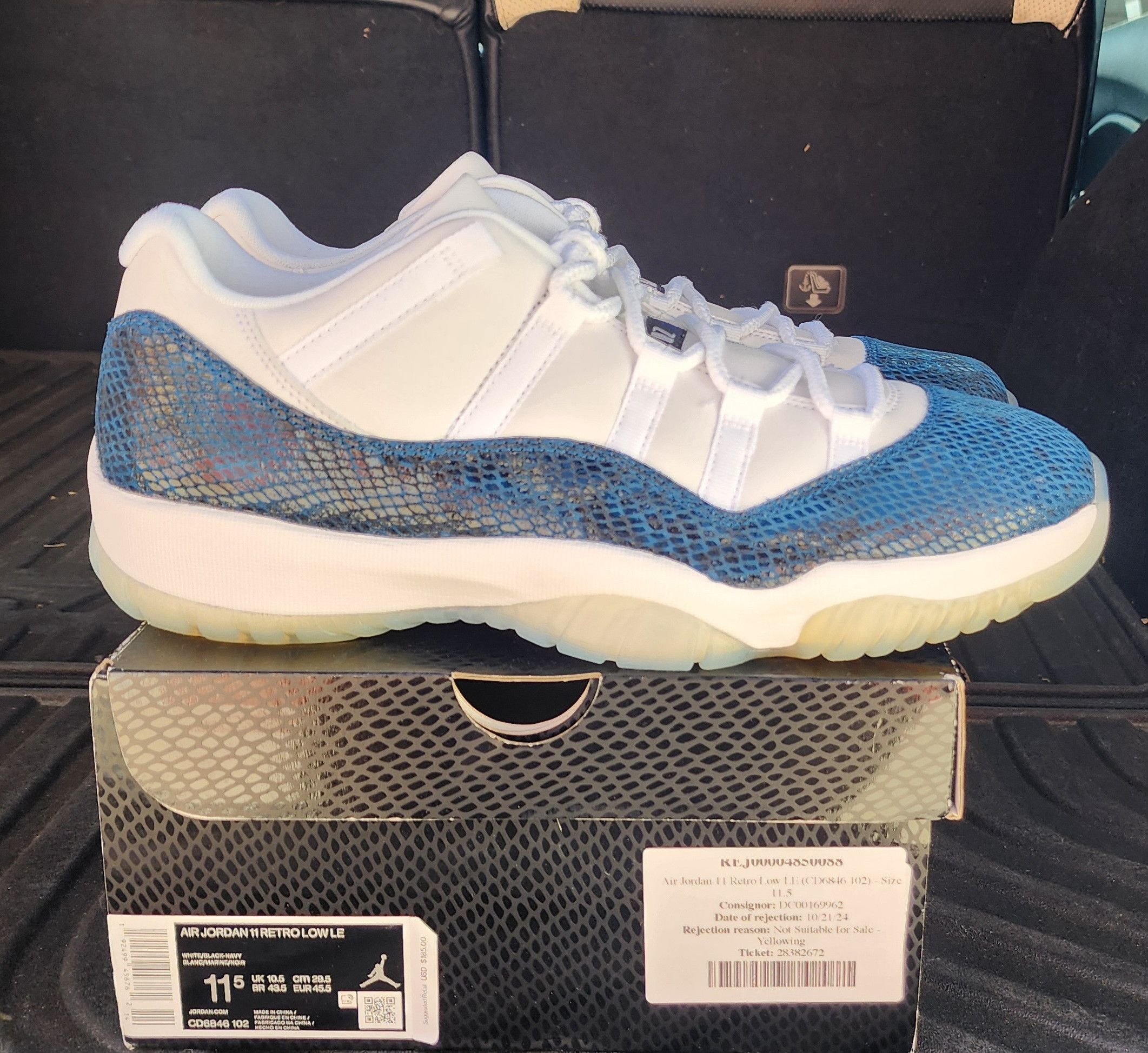 Jordan Brand Streetwear Jordan 11 Retro Low Snakeskin Sz 11.5 Grailed