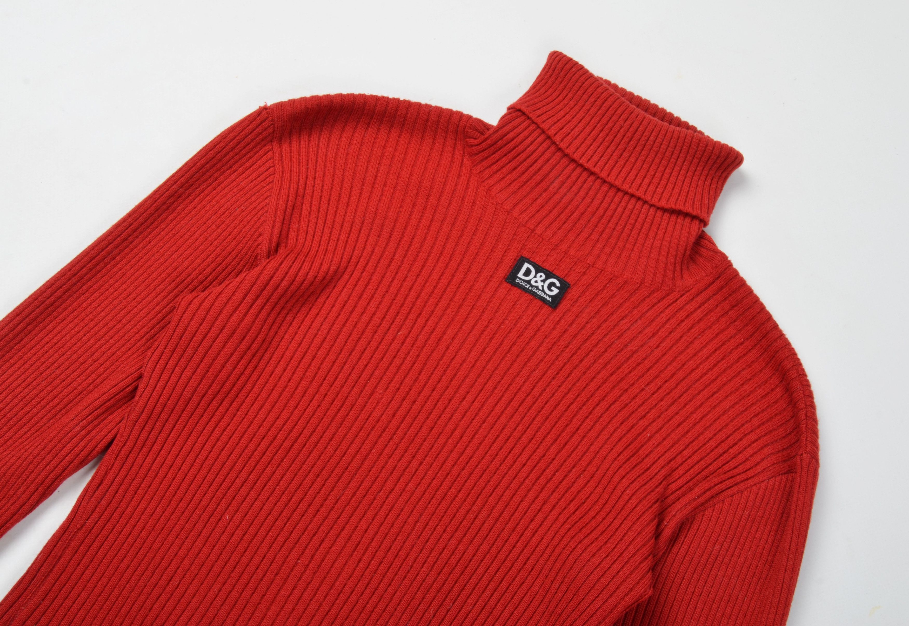 Dolce & Gabbana Vintage Dolce & Gabbana Rib Knit Turtleneck Jumper Size M / US 6-8 / IT 42-44 - 5 Thumbnail