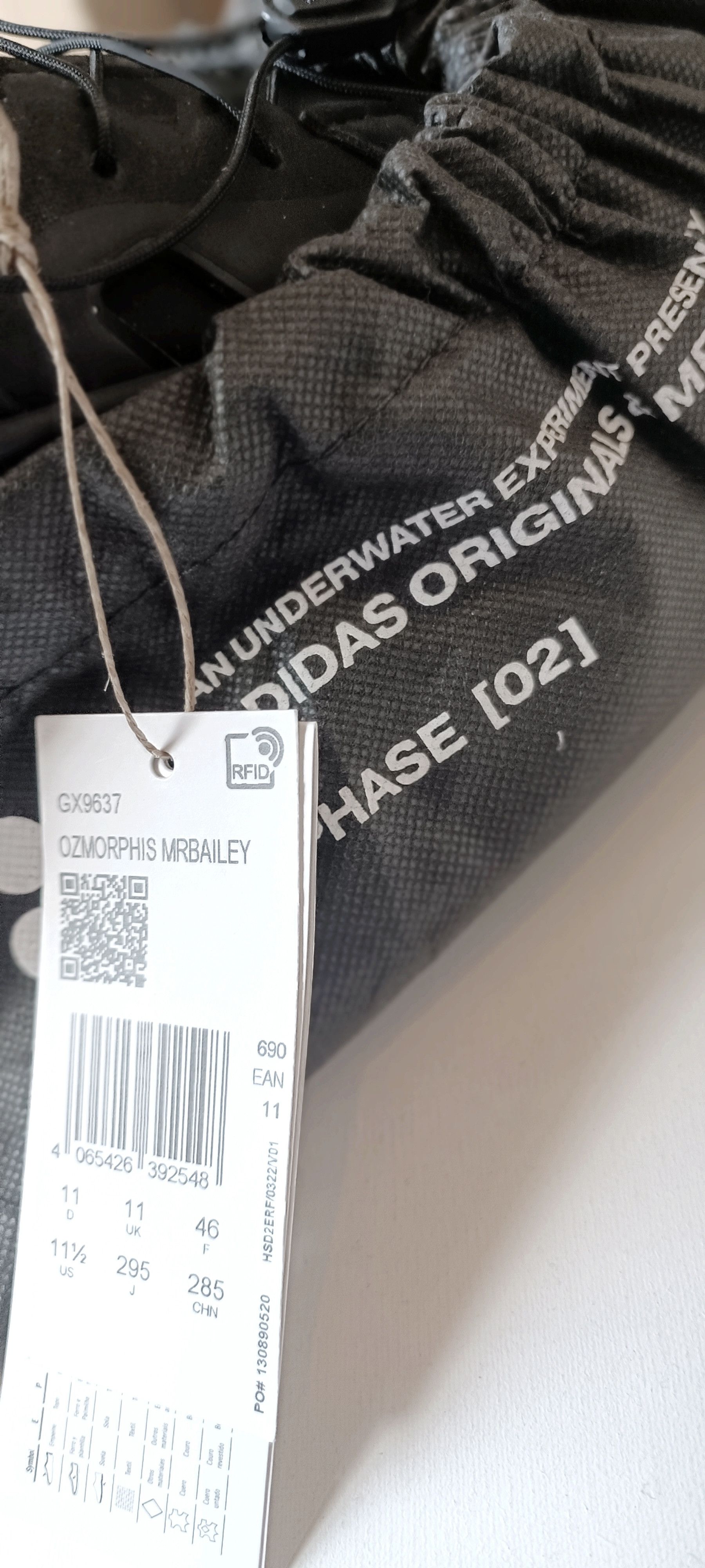 Adidas MRBAILEY® × adidas Originals OZMORPHIS [PHASE 2] Size US 11.5 / EU 44-45 - 13 Thumbnail
