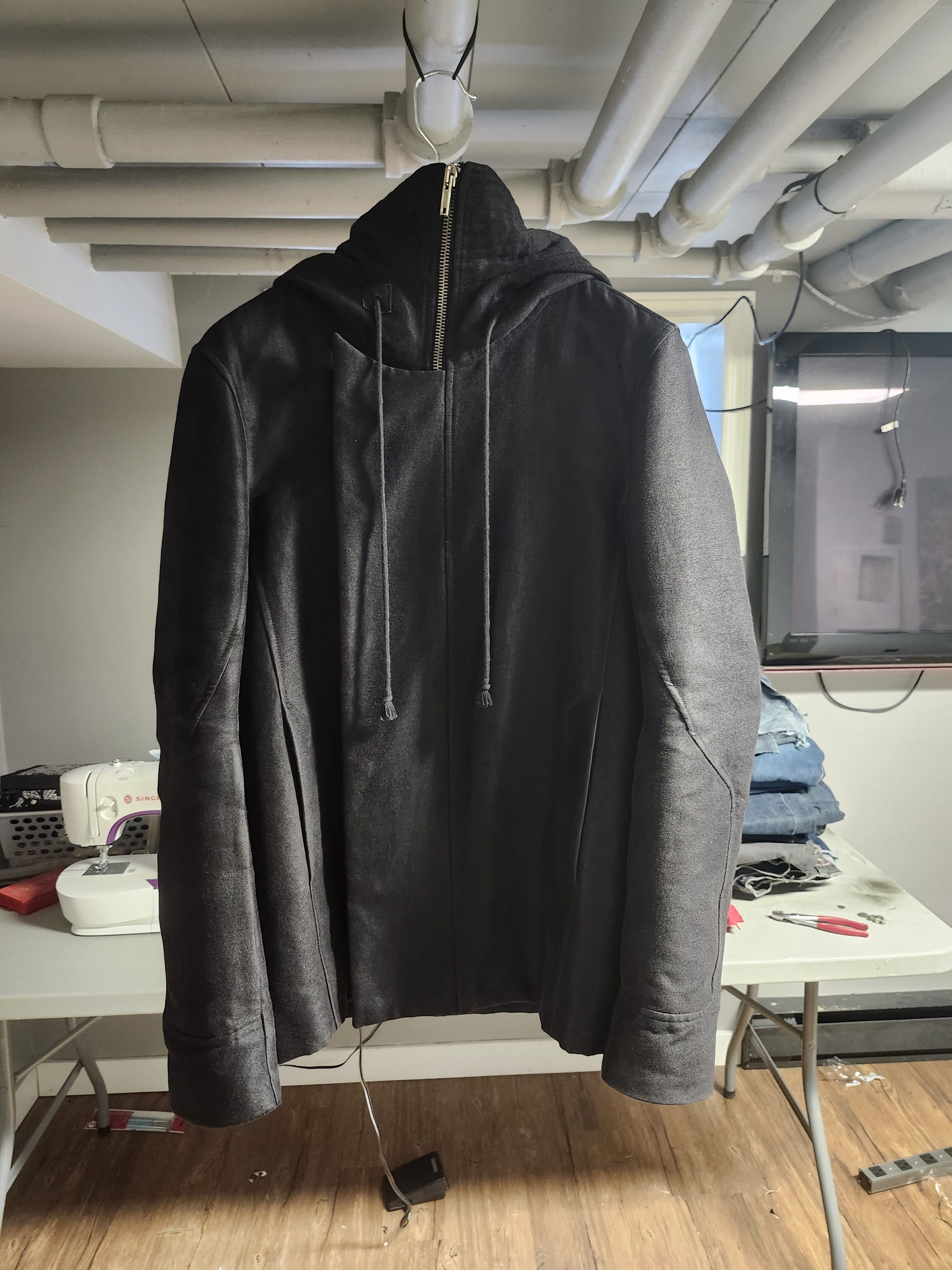 Image of Rick Owens Fw09 Exploder Jacket in Black, Men's (Size Medium)