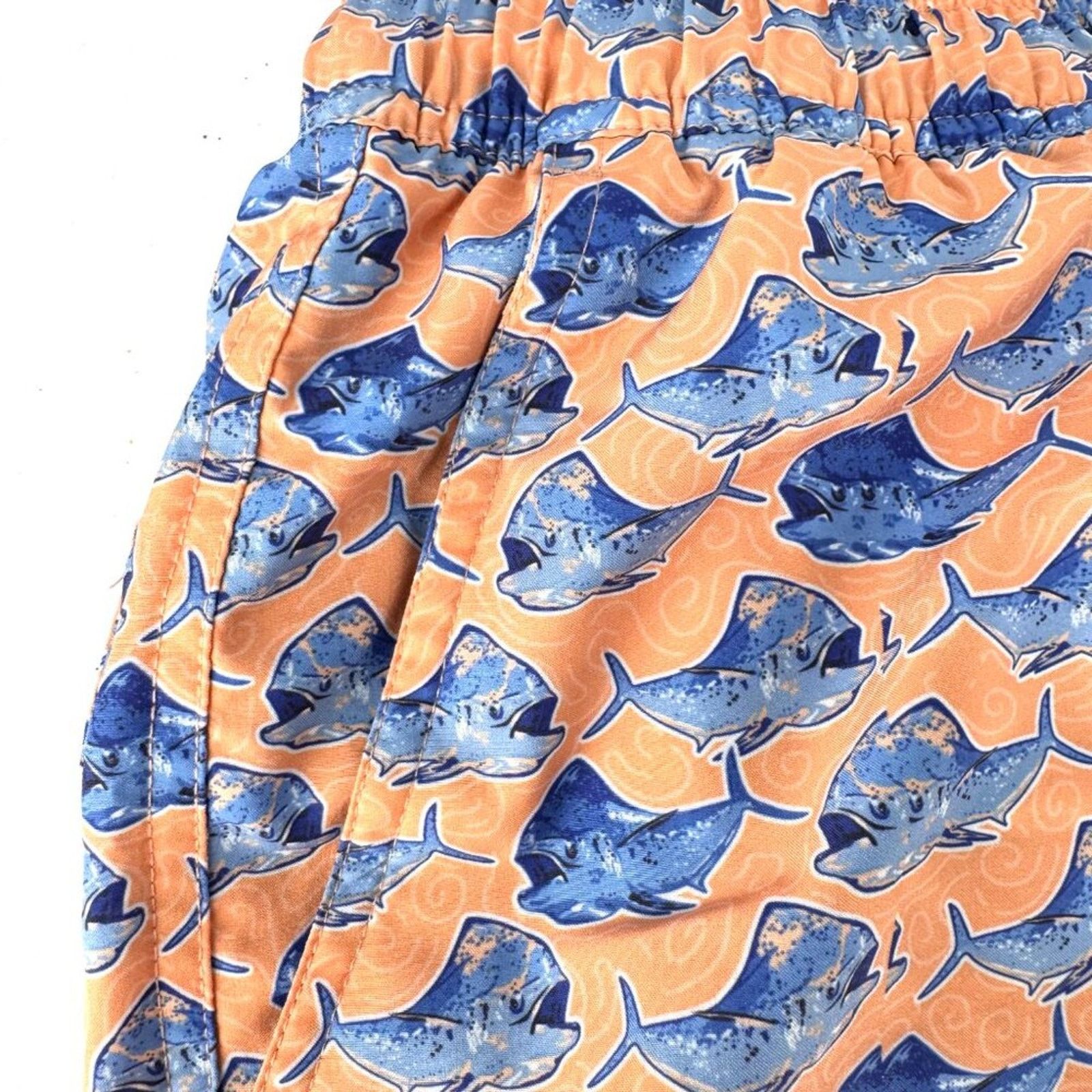 Peter Millar Peter Millar Seaside Swim Trunks Fish Print Men’s Small Size US 28 / EU 44 - 6 Thumbnail