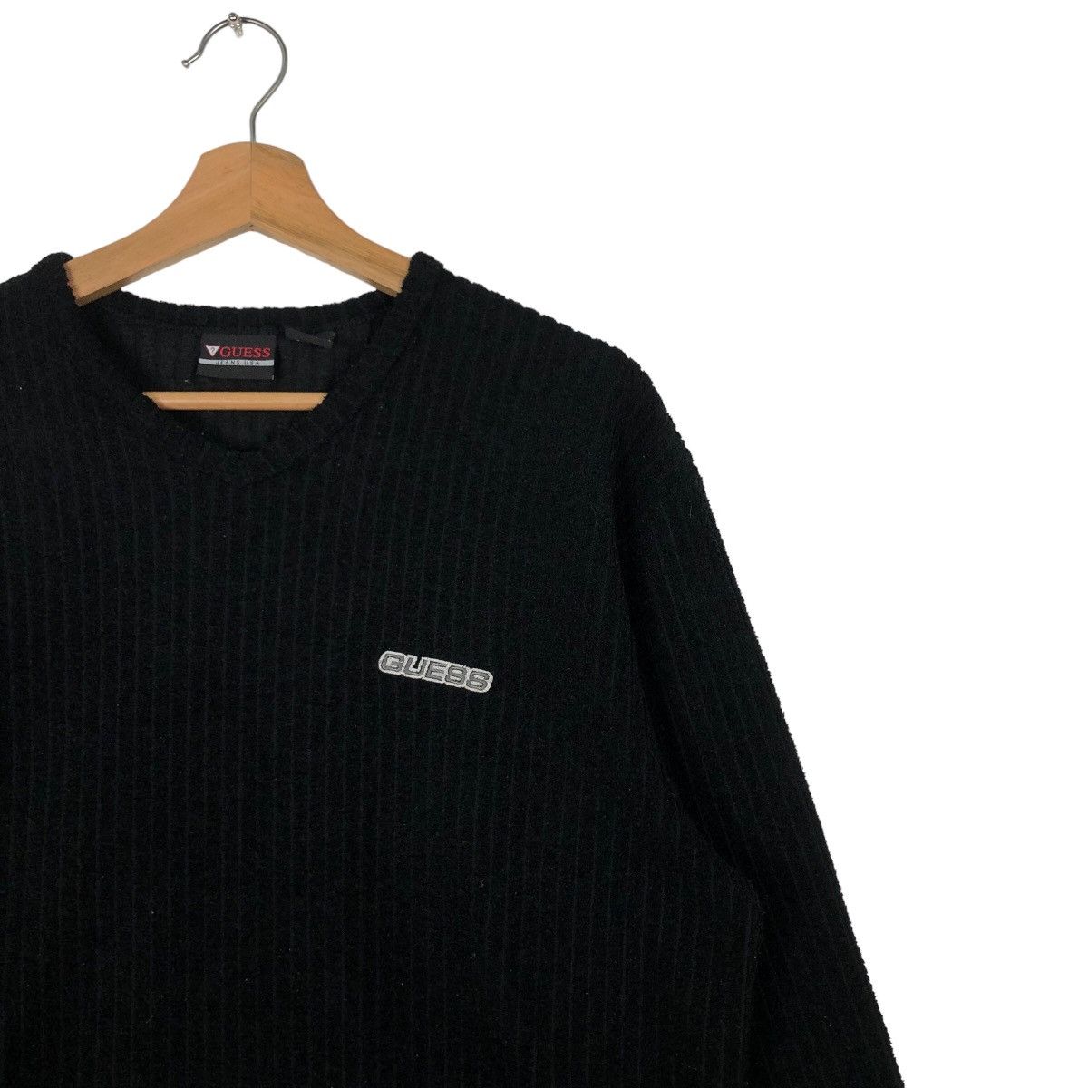 Guess 🔥90’s Vintage Knit Sweater Sweatshirt Guess USA Big Logo Size US M / EU 48-50 / 2 - 5 Thumbnail
