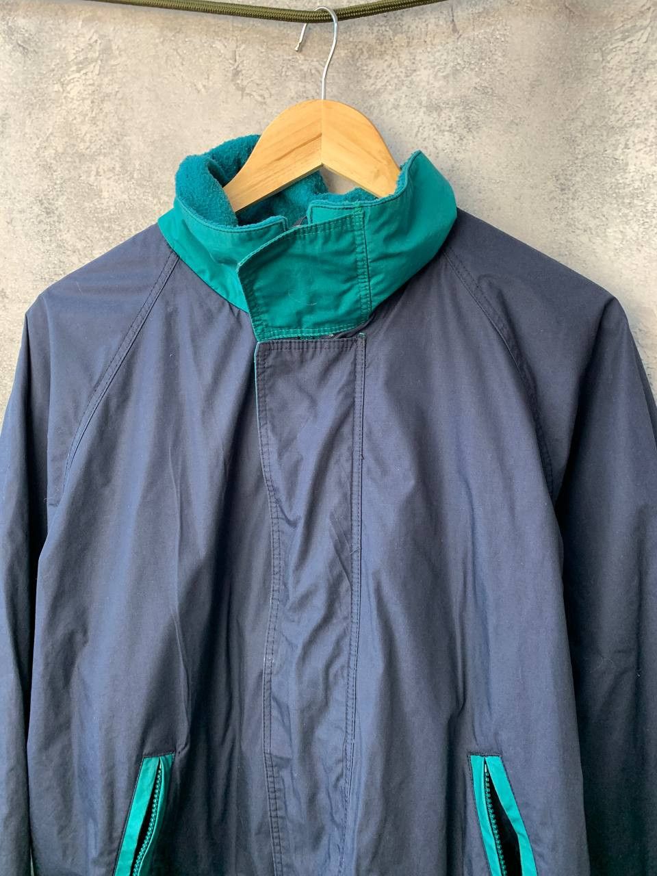 Baracuta BARACUTA Coat Jacket Navy Fleece Lined Active 2000 Vintage Size US L / EU 52-54 / 3 - 4 Thumbnail