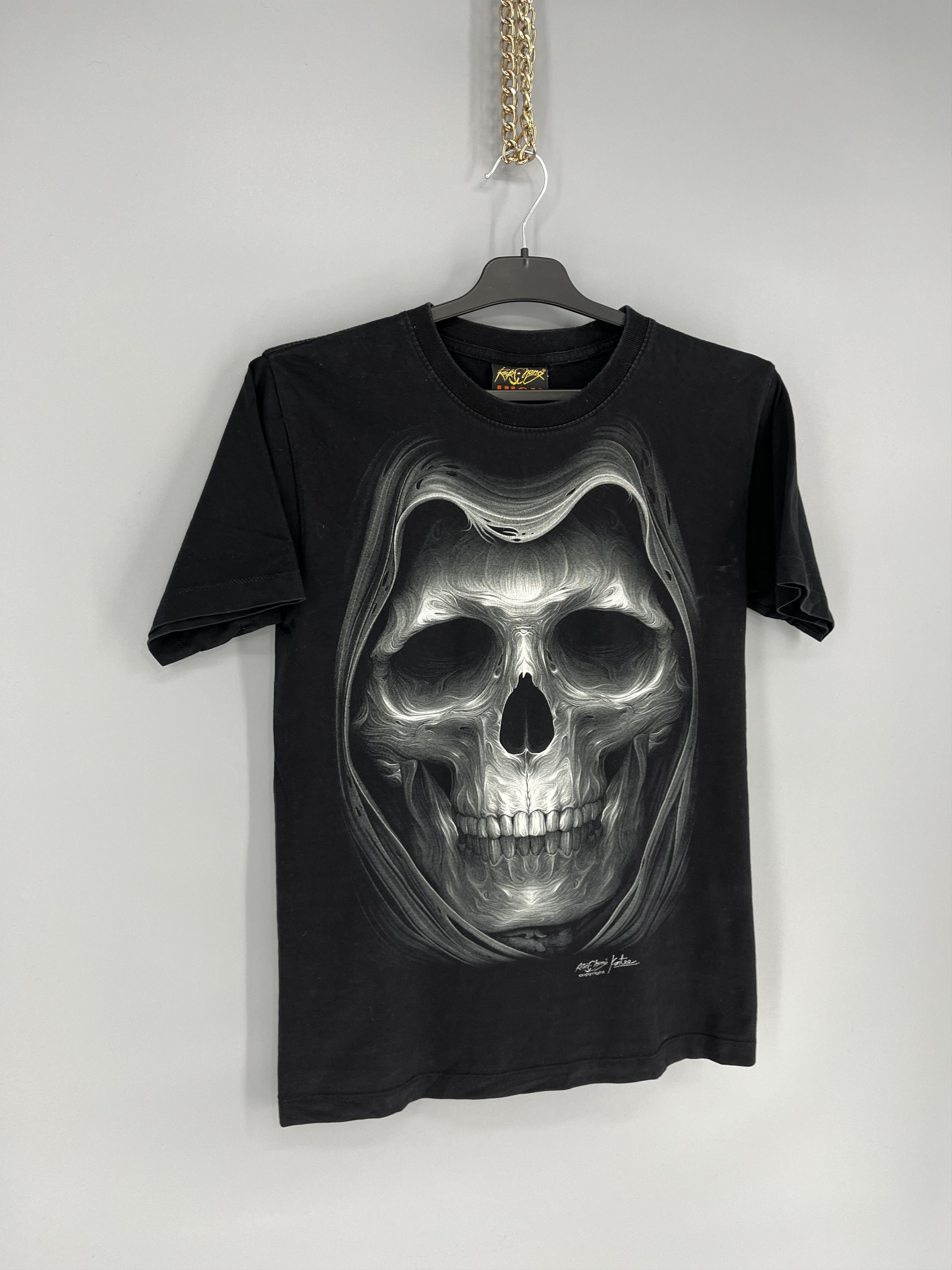 Band Tees Skulls Vintage Y2K Rock Metal Size XL Black Reverse Logo Size US S / EU 44-46 / 1 - 2 Thumbnail