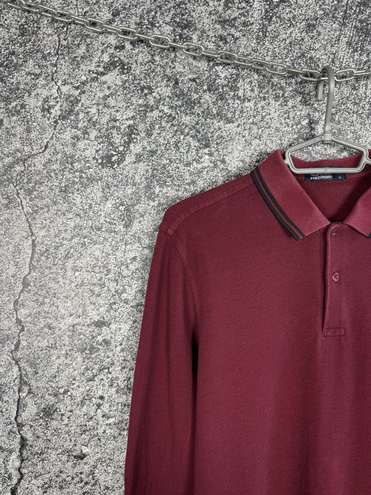 Fred Perry Fred Perry Long Sleeve Cotton Polo Shirt Streetwear Size M Size US M / EU 48-50 / 2 - 3 Thumbnail