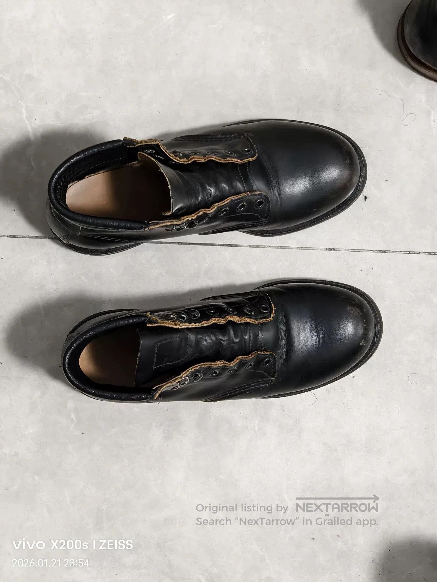 Red Wing Redwing 2243 Black Leather Boots. Size US 8.5 / EU 41-42 - 1 Thumbnail