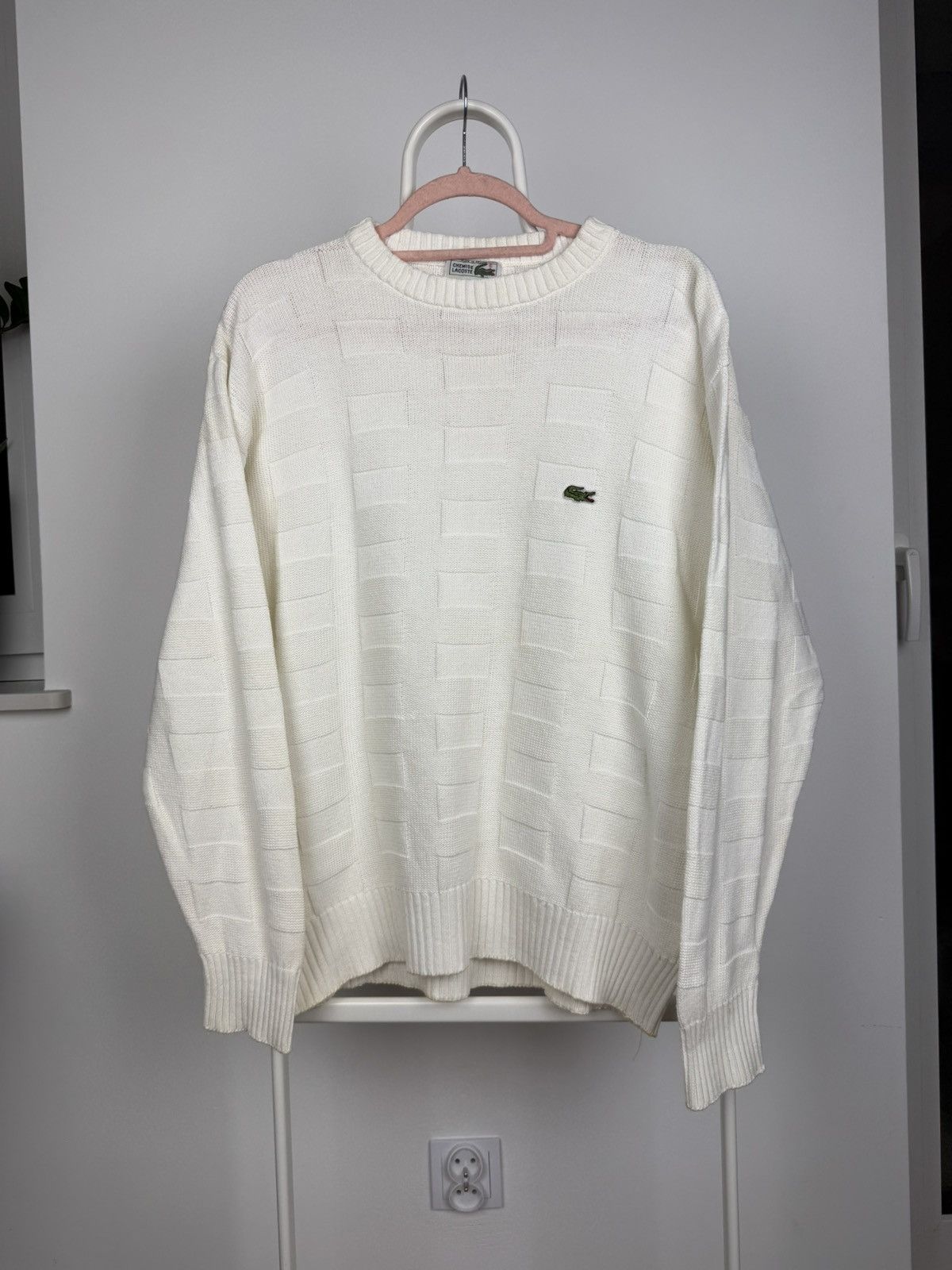 Lacoste × Vintage 90s Sweater Lacoste Vintage Knitting Size US L / EU 52-54 / 3 - 1 Thumbnail