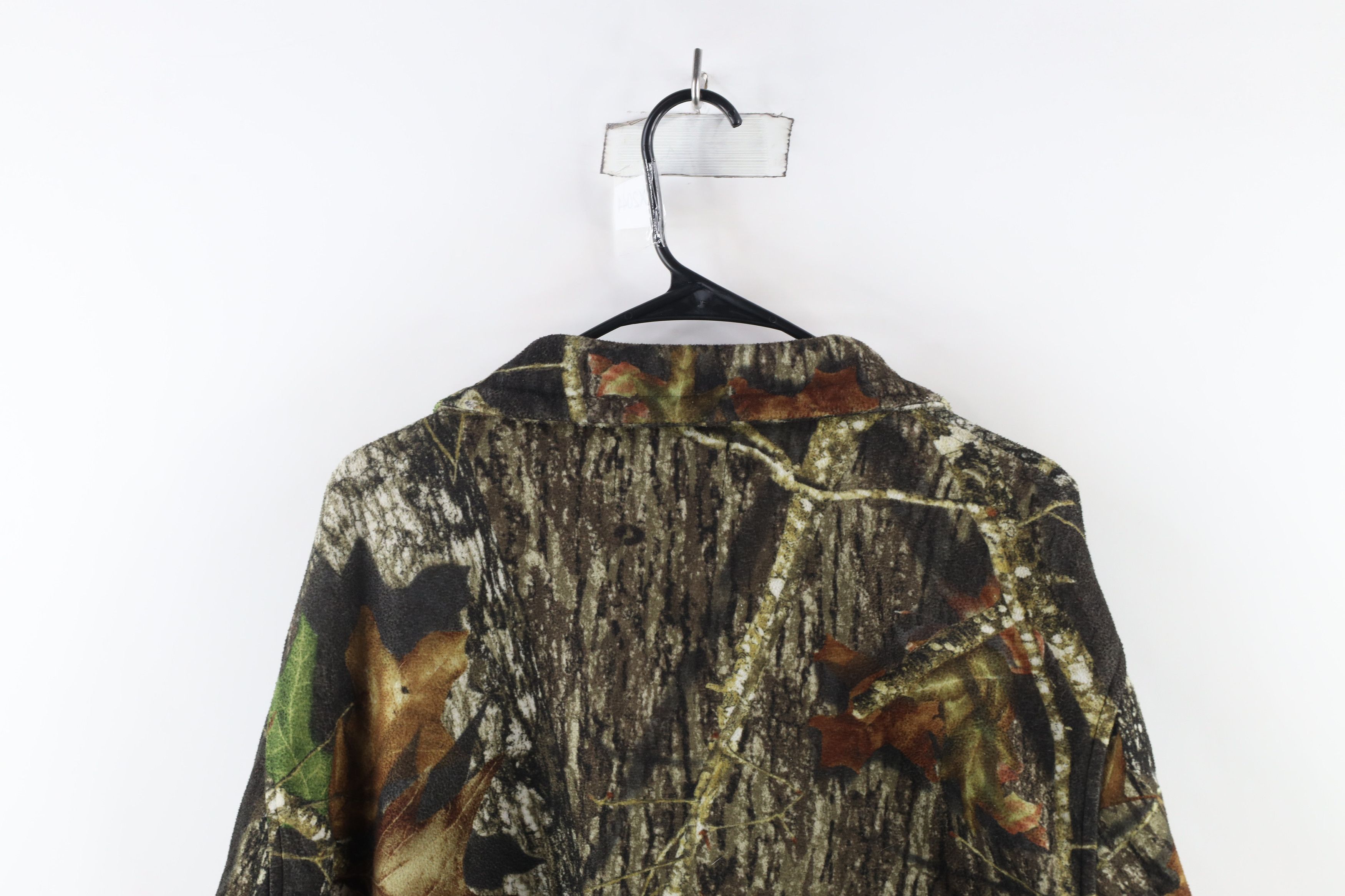 Vintage Vintage 90s Streetwear Camouflage Fleece Full Zip Jacket Size US XL / EU 56 / 4 - 10 Thumbnail