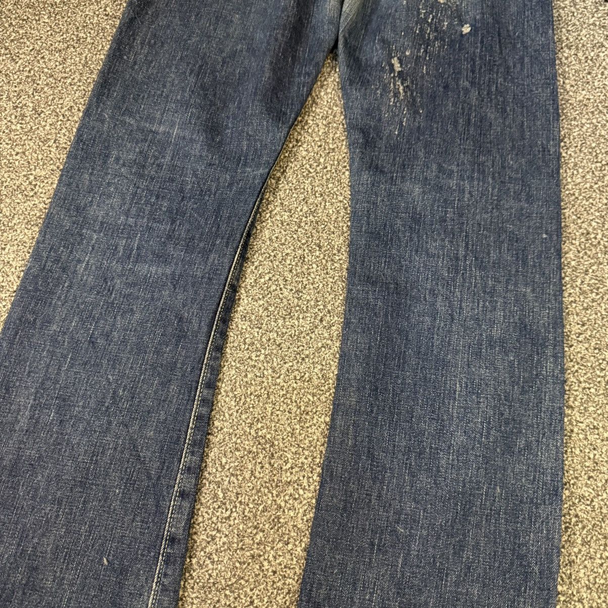 Beauty Beast 🔥🇯🇵 Vintage Japanese Selvedge Moussy Distressed Flared Denim Size 30" / US 8 / IT 44 - 9 Thumbnail