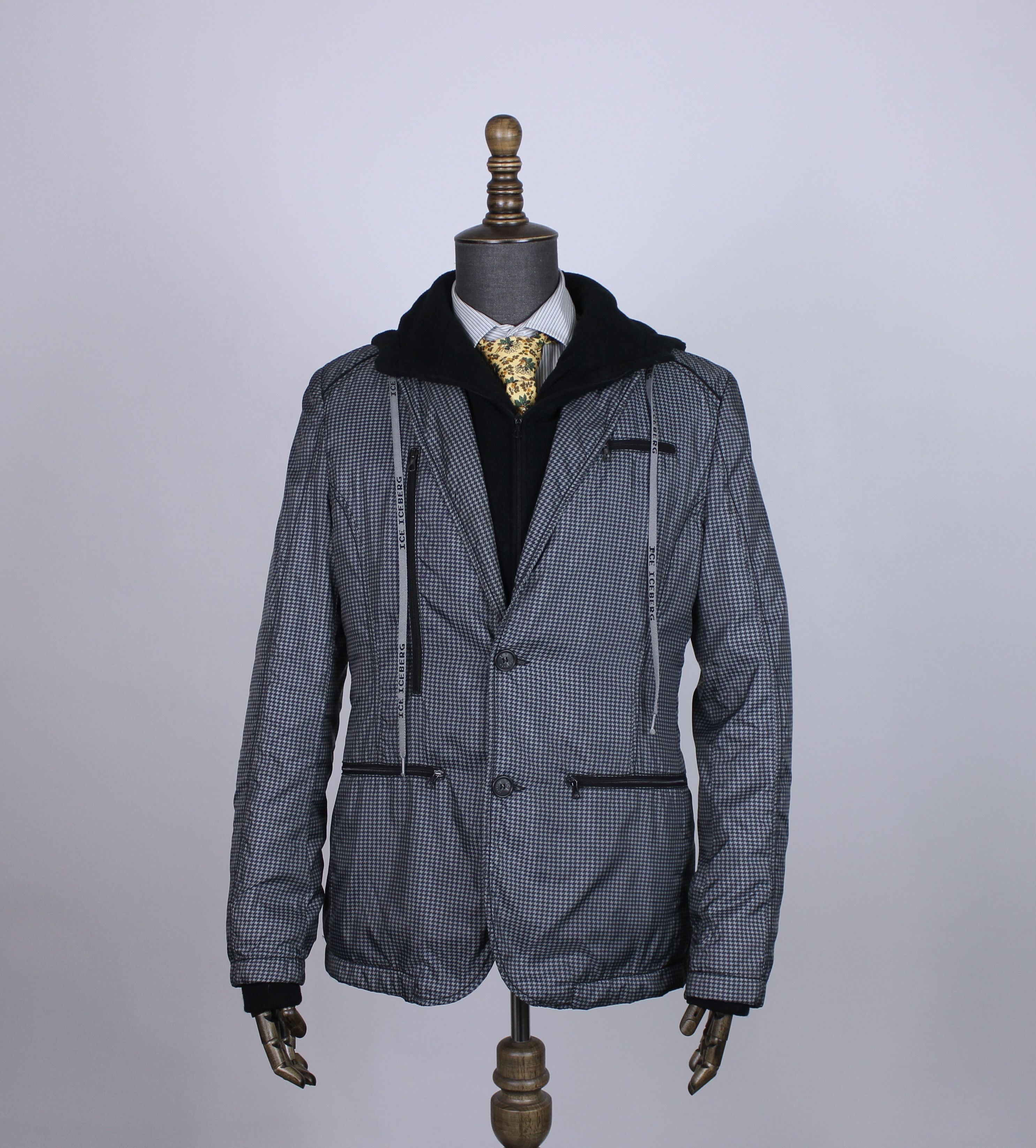 Iceberg Iceberg 2v1 jacket rarity fleece nylon S M Size US M / EU 48-50 / 2 - 14 Thumbnail