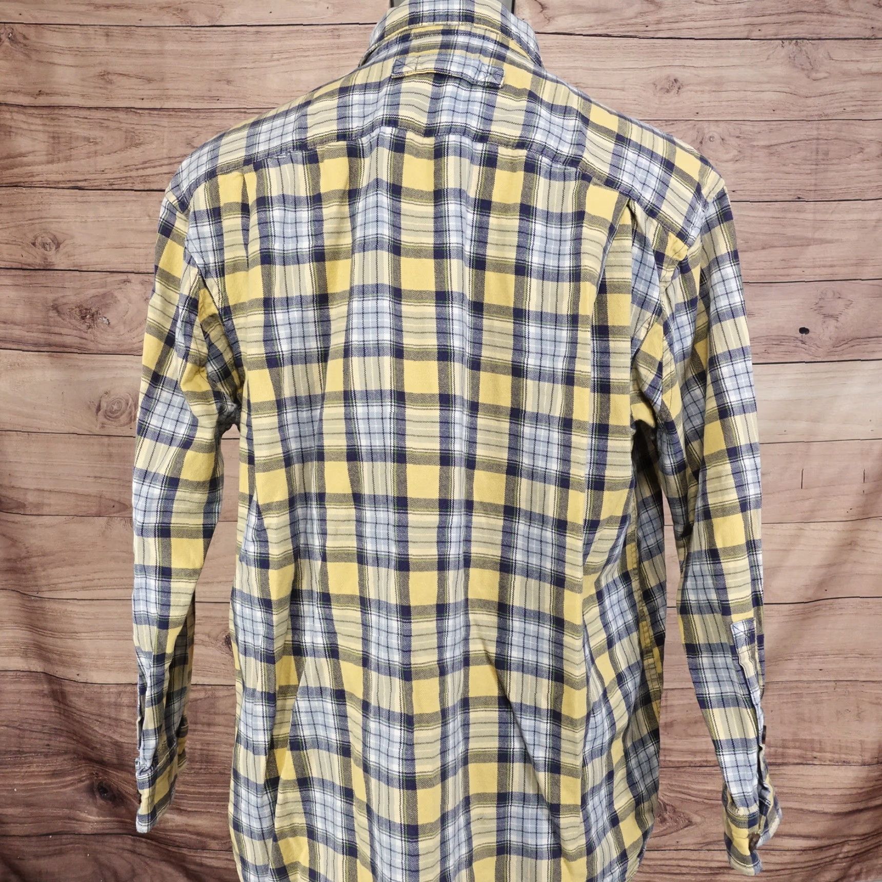 CO VINTAGE Duluth Men's Button-Up Flannel Shirt Adult Large Yellow Plaid Work Casual Winter Size US L / EU 52-54 / 3 - 4 Thumbnail