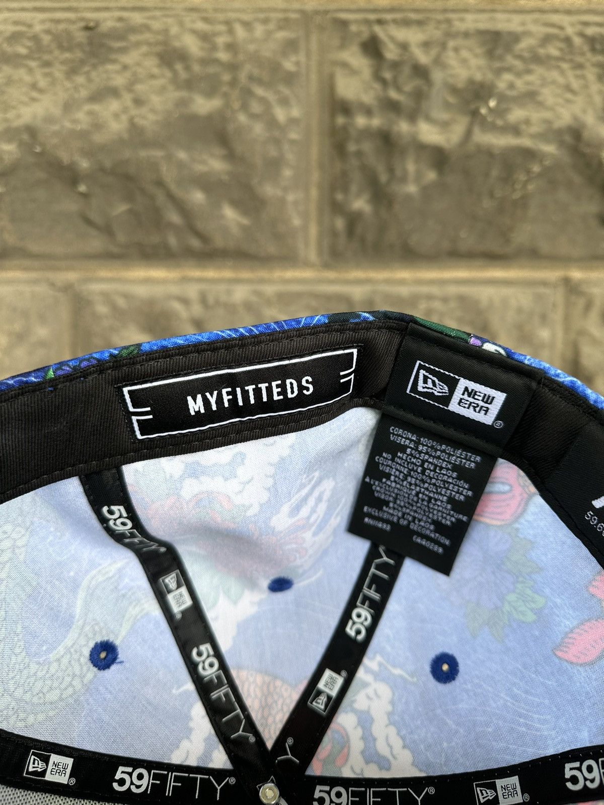 MLB × New Era × Supreme 7 1/2 Colorado Rockies 25th Anniversary Koi Pond Rockwell Size ONE SIZE - 14 Thumbnail