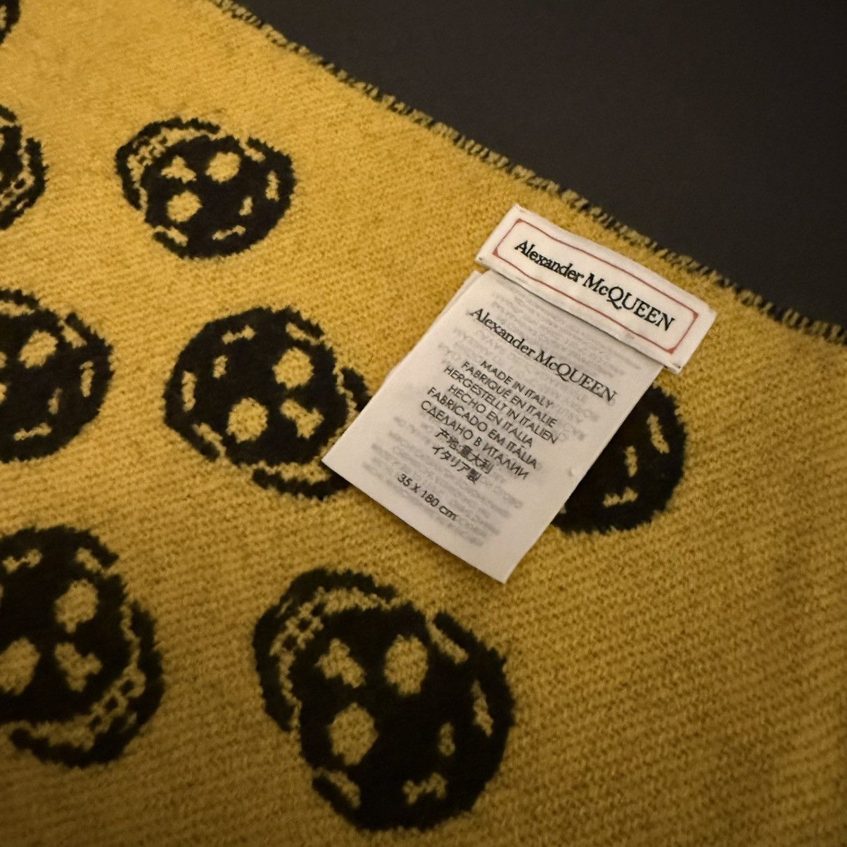 Alexander McQueen Skull scarf Size ONE SIZE - 3 Thumbnail