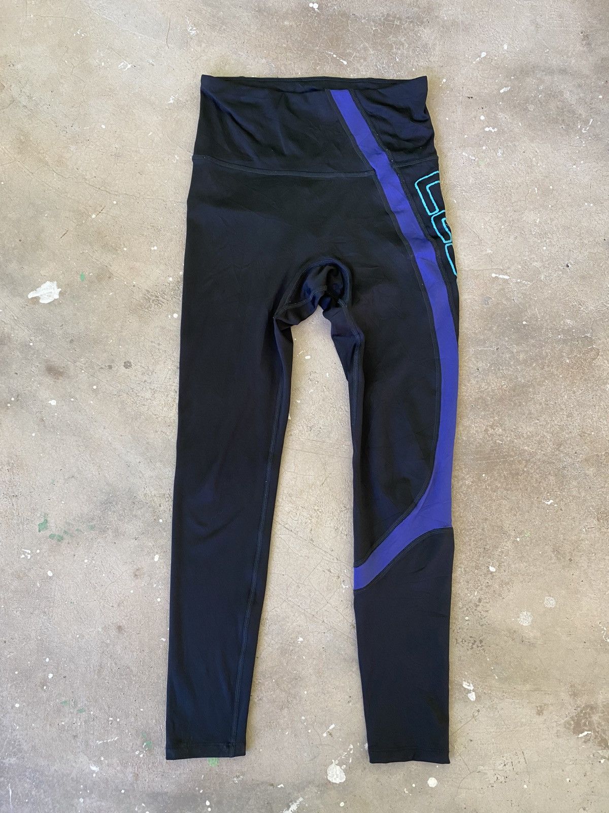 Reebok Reebok Speedwick Compression Leggings Cyber Activewear Size 26" / US 2 / IT 38 - 1 Thumbnail