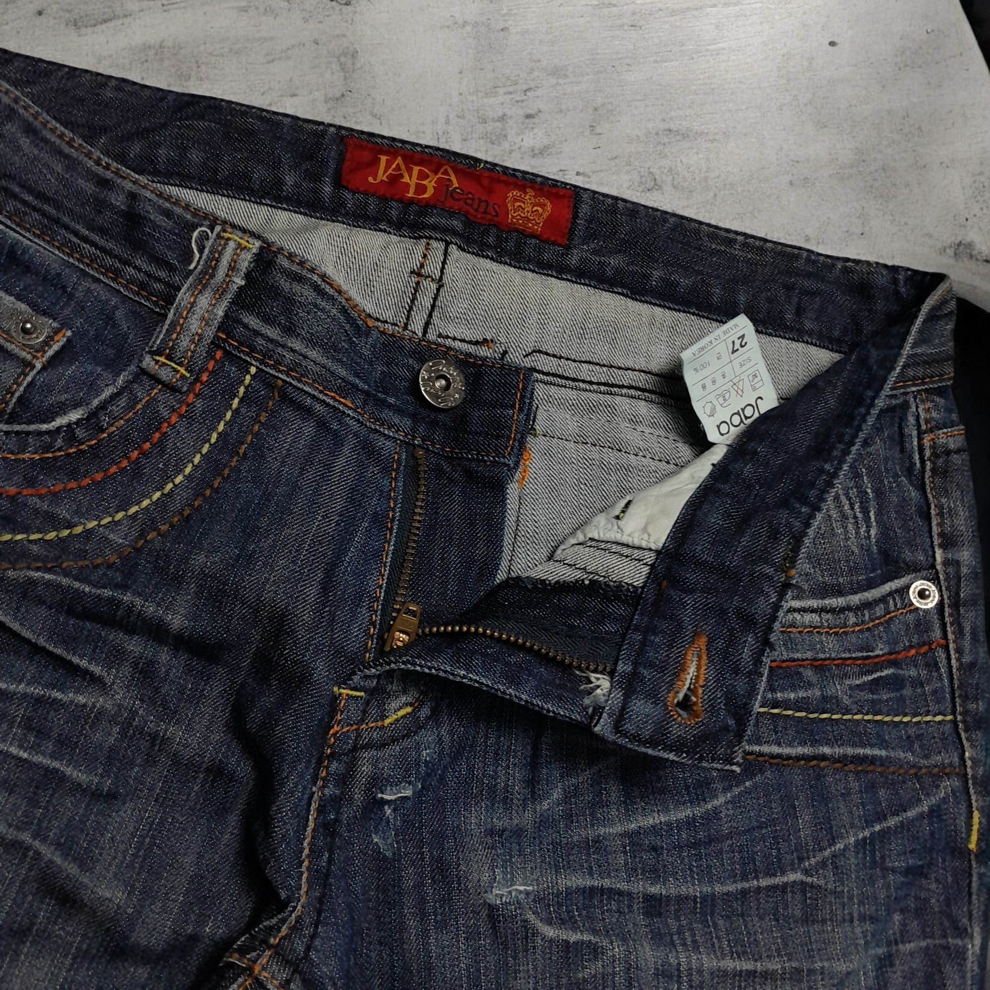 Japanese Brand Jaba Flare Jeans Size US 30 / EU 46 - 7 Thumbnail