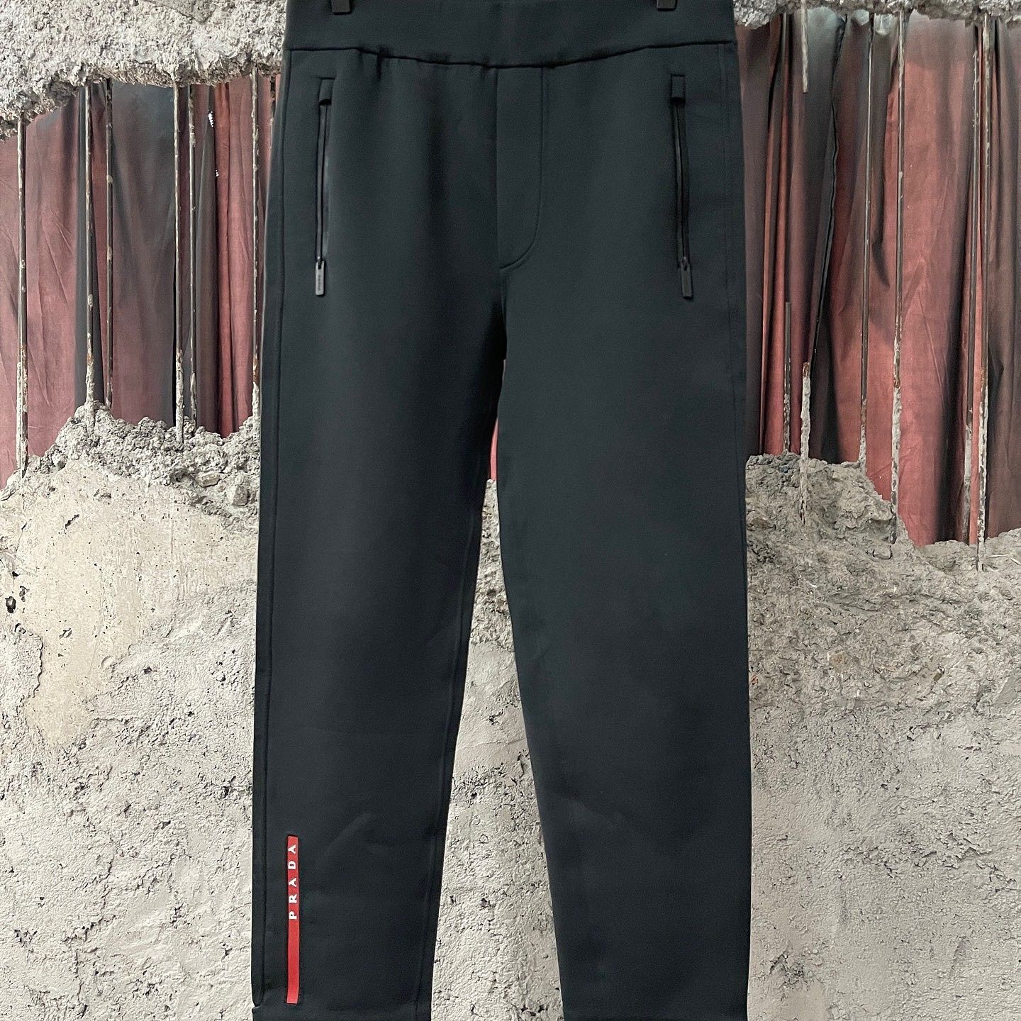 Prada Prada Logo Stripe Nylon Pants Size M Size US 32 / EU 48 - 1 Thumbnail