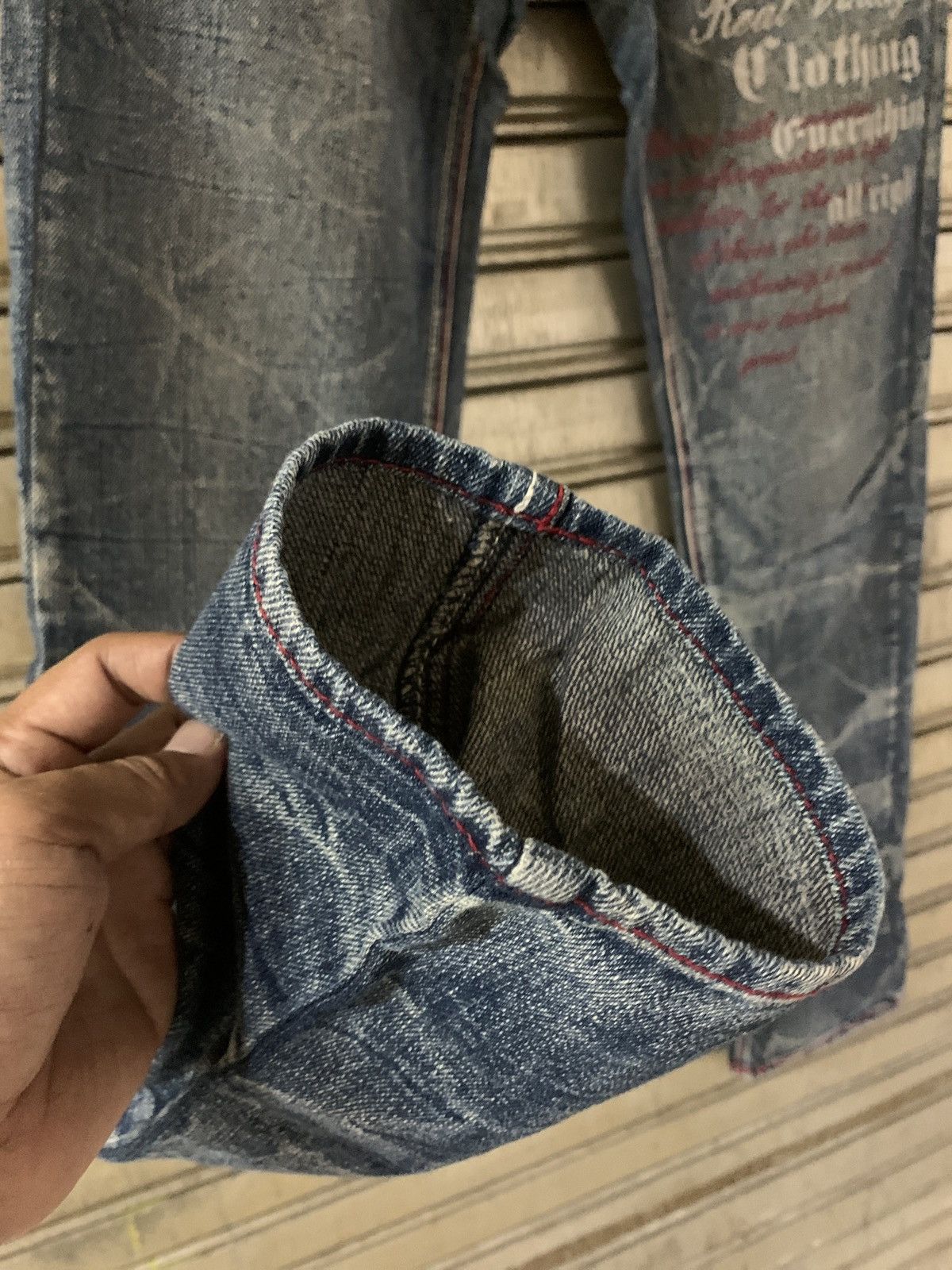Japanese Brand Jack serika poem denim pants Size US 30 / EU 46 - 7 Thumbnail