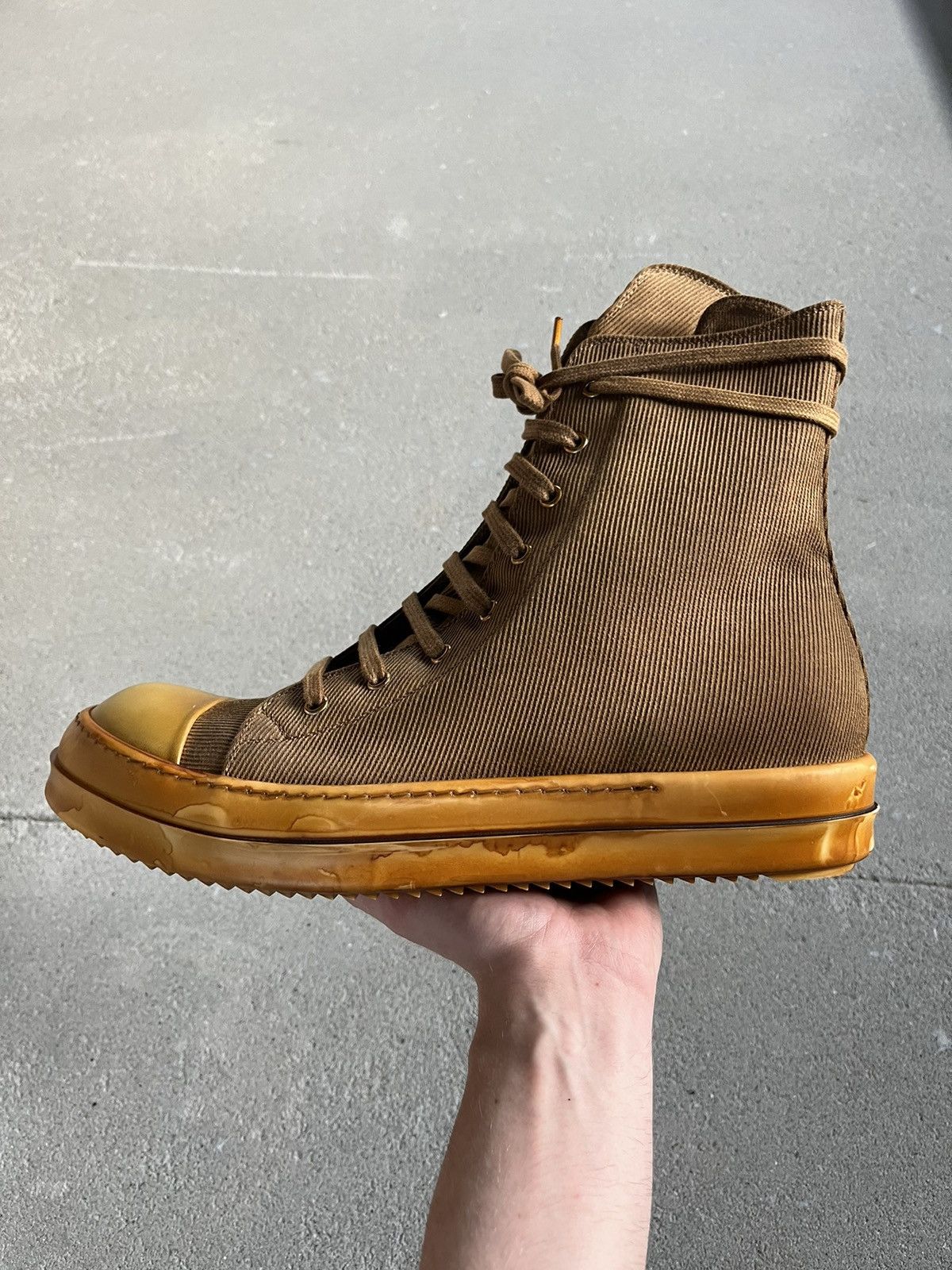 Rick Owens Rick Owens DRKSHDW Ramones Woven Shoes Sneaks Size US 12 / EU 45 - 2 Thumbnail