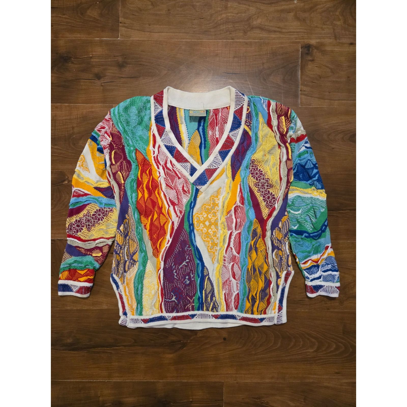 Coogi Vintage y2k 90s COOGI Cosby 3D Knit Sweater Size US M / EU 48-50 / 2 - 1 Thumbnail