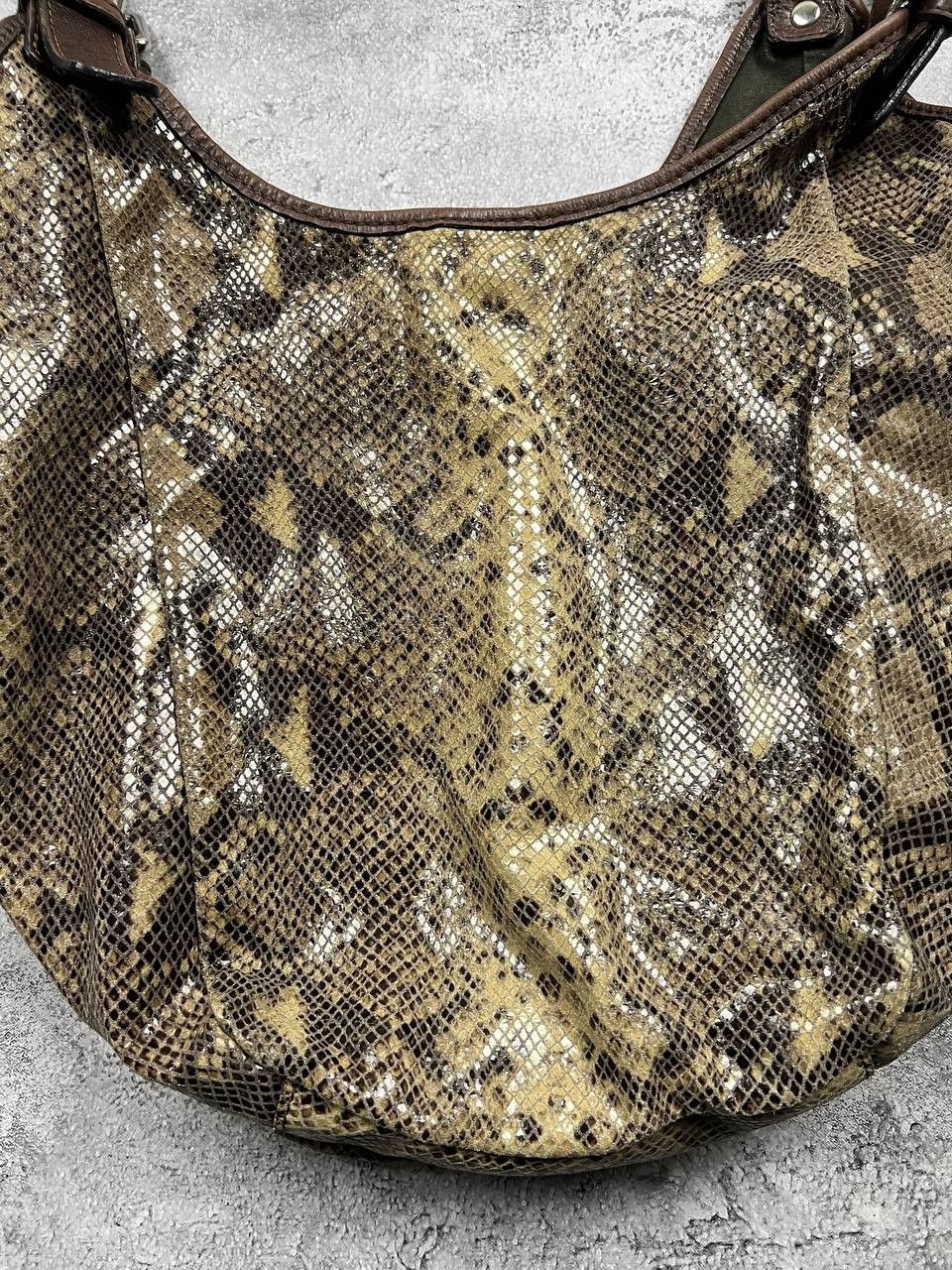 Vintage Vintage Leather Snake Skin Tote Bags Avant-Garde Size ONE SIZE - 7 Thumbnail