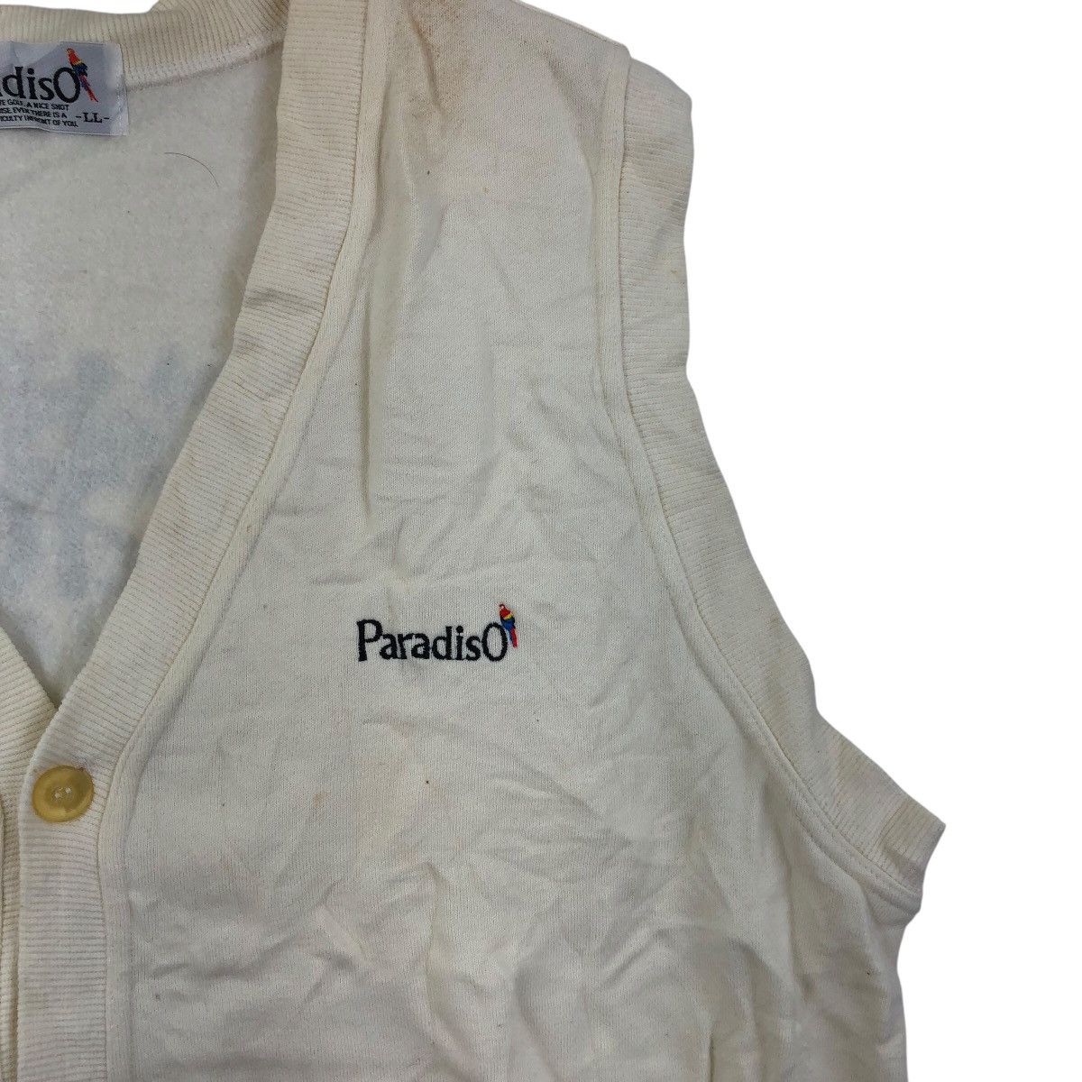Vintage PARADISO Made In JAPAN Sleeveless Sweatshirt Size US XL / EU 56 / 4 - 6 Thumbnail