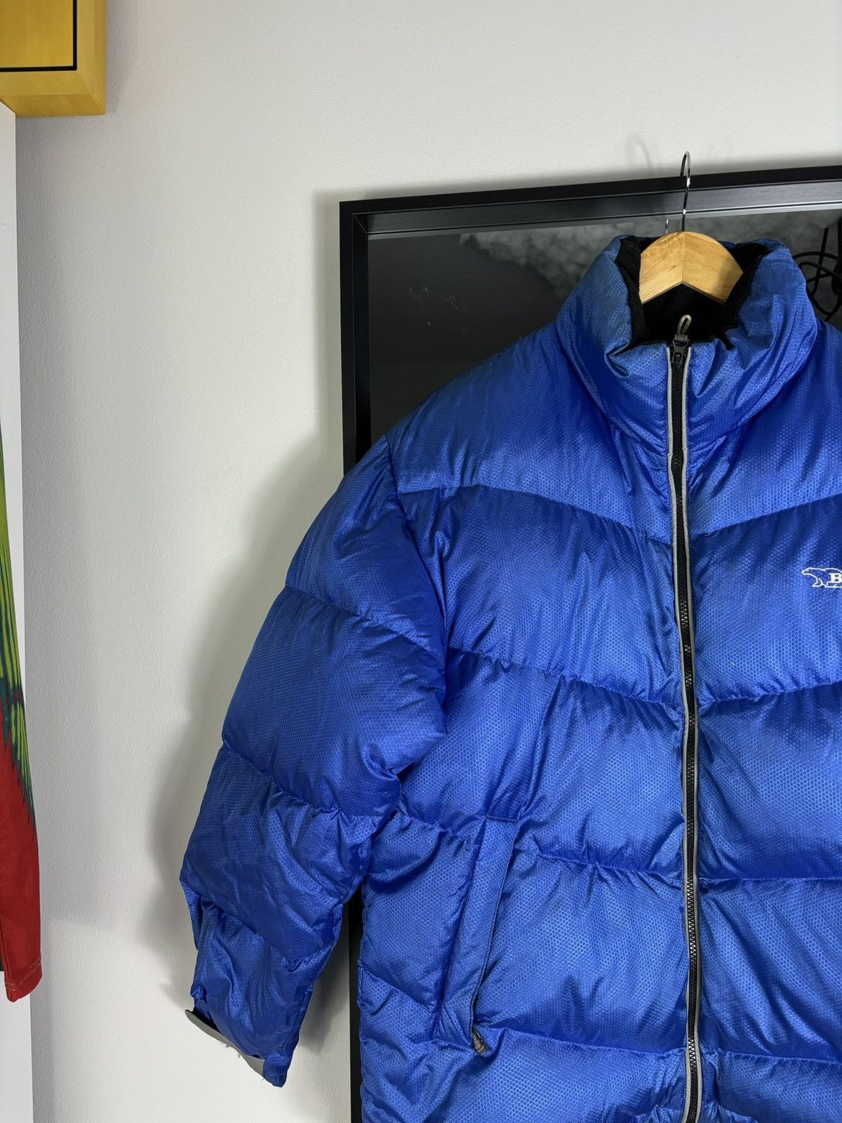Japanese Brand × Vintage Vintage Bear Usa Blue Outdoor Down Puffer Jacket Size US M / EU 48-50 / 2 - 4 Thumbnail