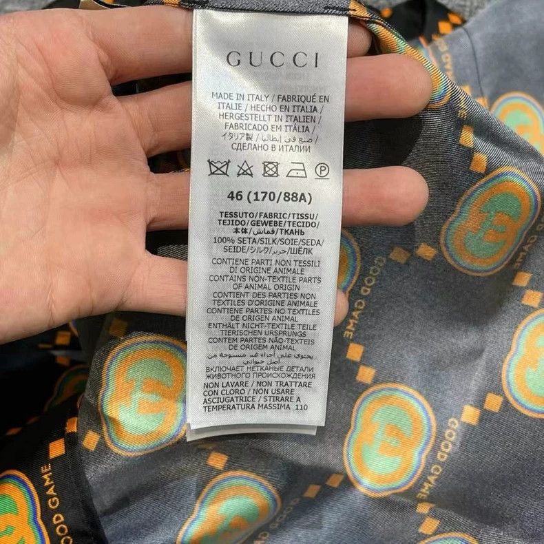 Gucci Gucci Full-print short-sleeved shirt Size US S / EU 44-46 / 1 - 5 Thumbnail