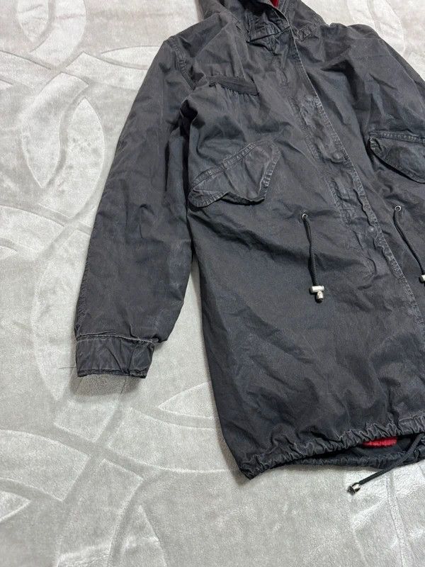 Other Blue Dream SNC Made in Italy Fur Wax Waxed Parka Jacket S Size S / US 4 / IT 40 - 6 Thumbnail