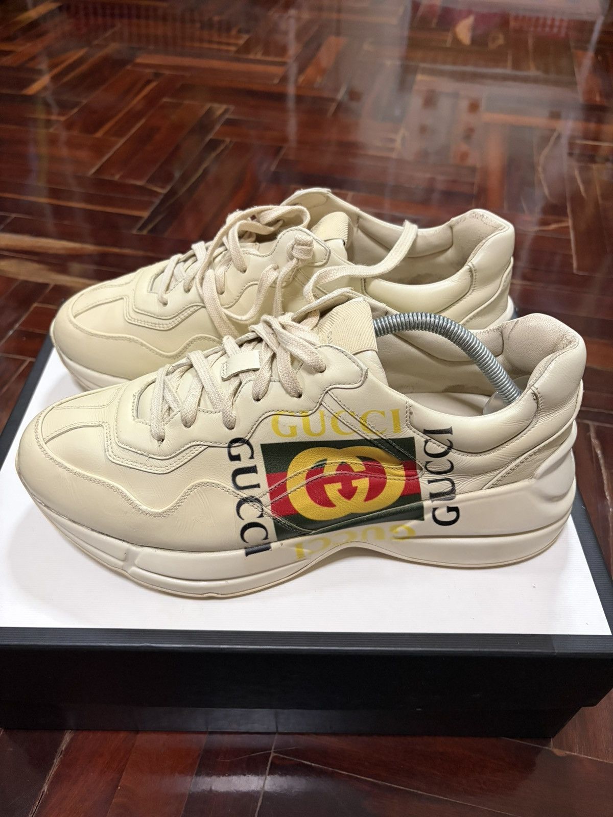 Gucci Gucci Rhyton Leather Sneakers Size US 9 / EU 42 - 2 Thumbnail