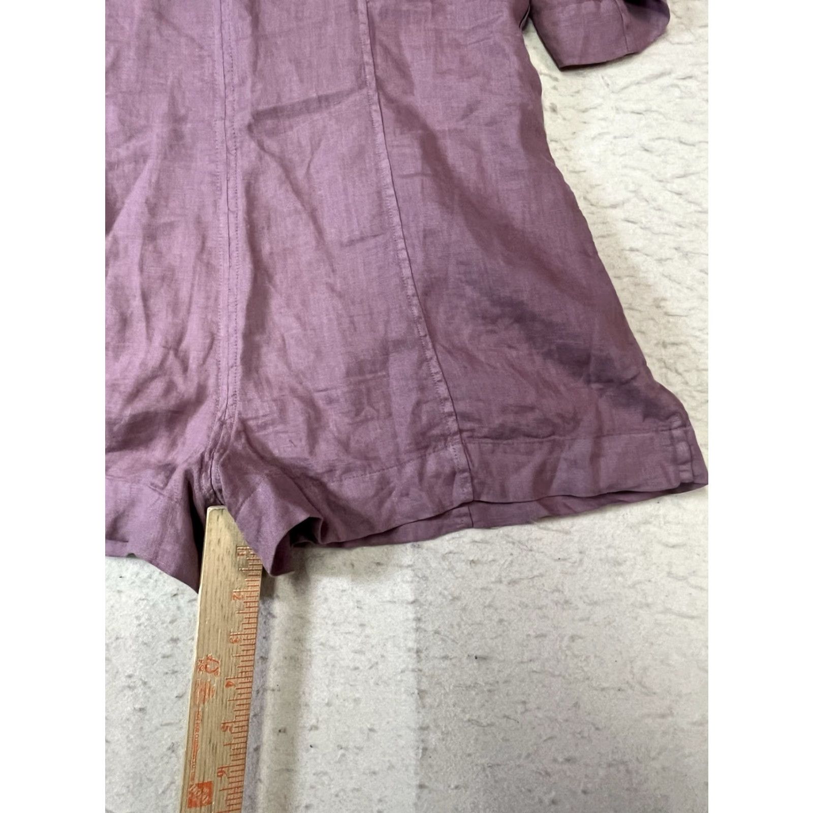 Joie JOIE Pink Linen Top Blouse 100% Linen Short Sleeve Oversized Women XS XS Small Clothing Ladies Womens) Size XS / US 0-2 / IT 36-38 - 5 Thumbnail