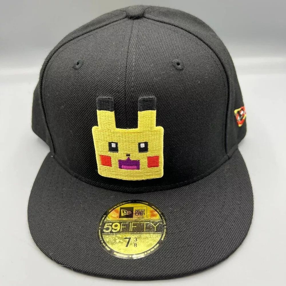 New Era Pikachu Pokemon Quest Hat Men 7 3/8 59Fifty New Era Fitted Size ONE SIZE - 1 Thumbnail