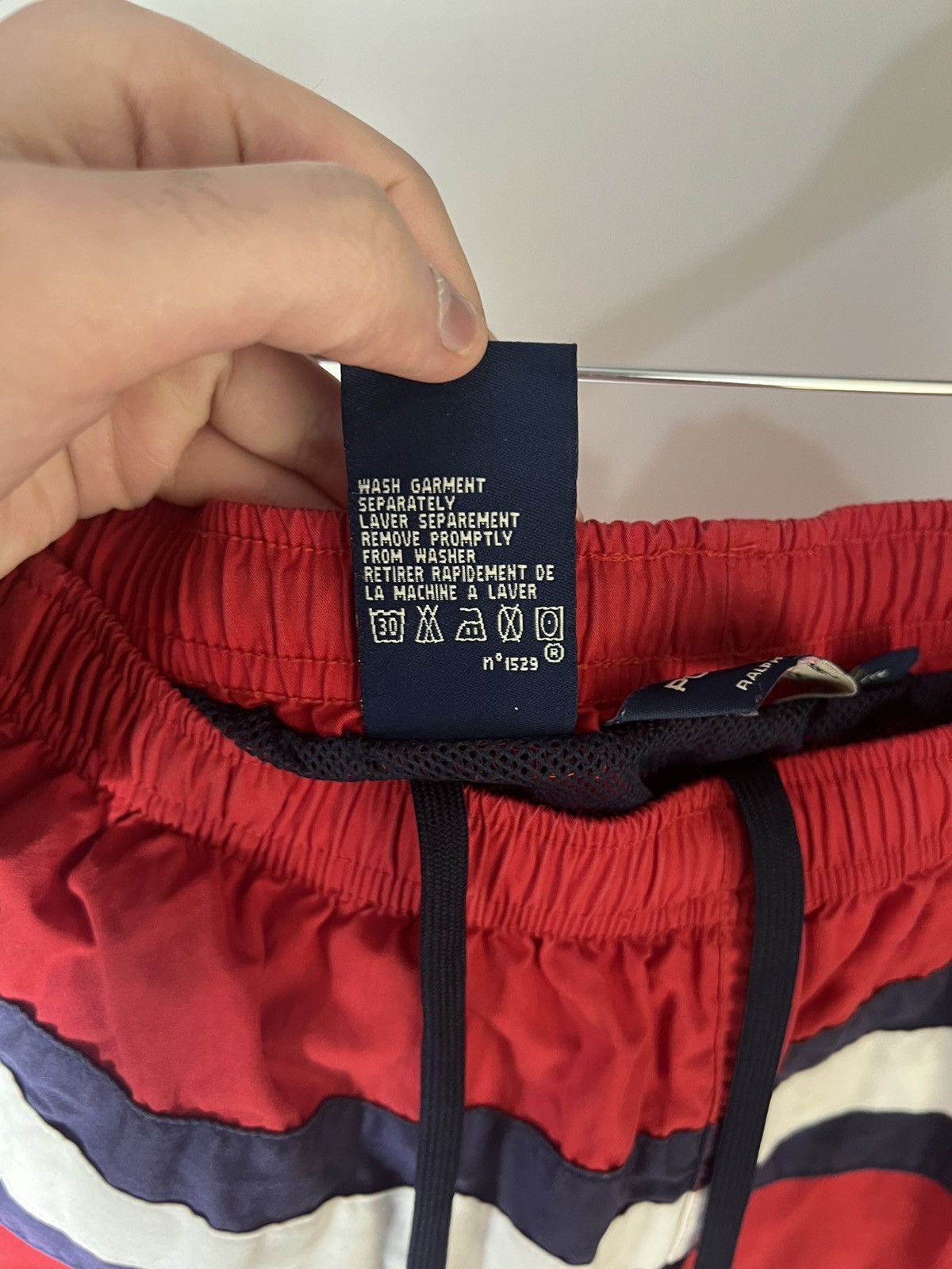 Polo Ralph Lauren × Vintage VERY RARE POLO SPORT RALPH LAUREN NYLON DESIGNER SHORTS 90s Size US 32 / EU 48 - 10 Thumbnail