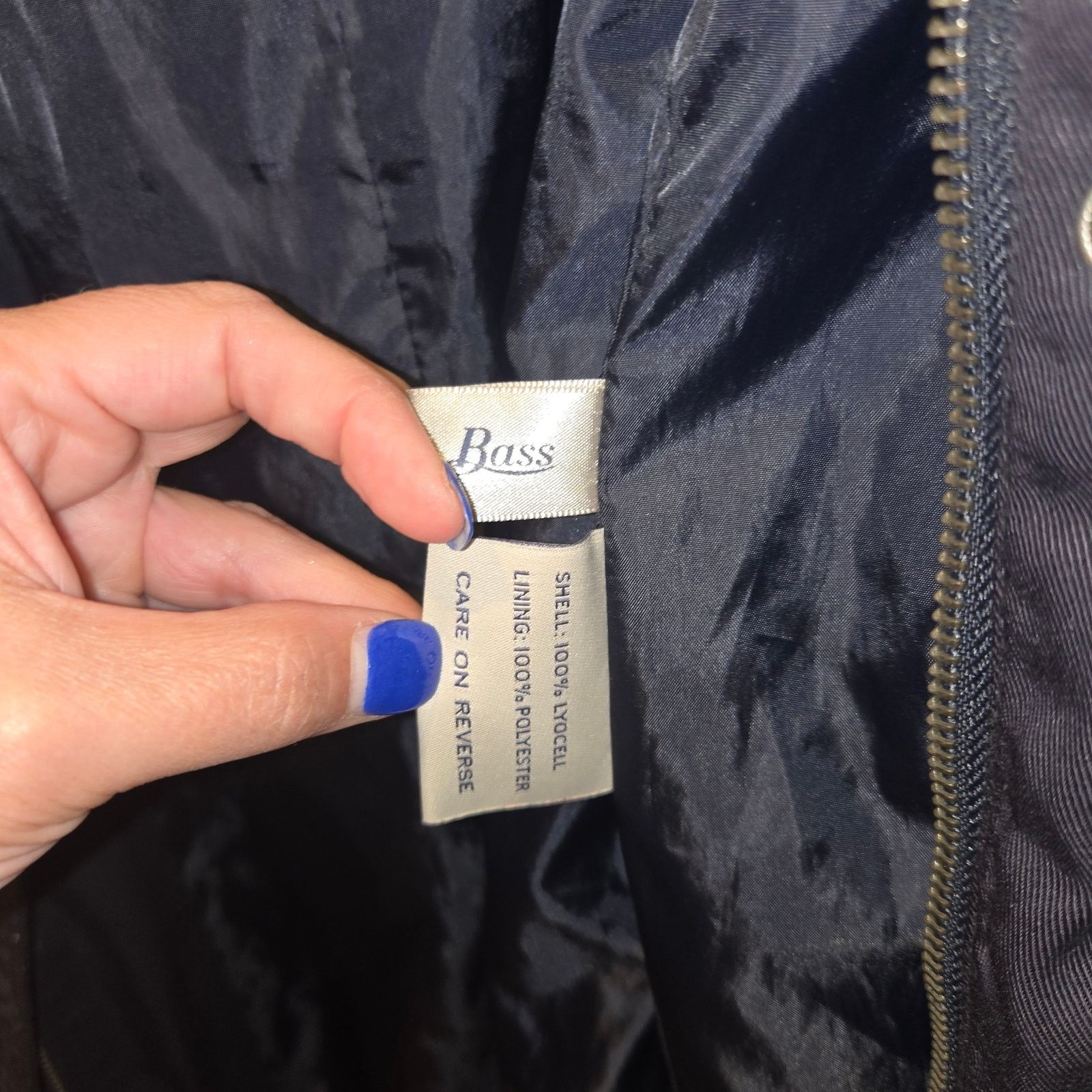 G.H. Bass & Co. G.H. Bass lightweight long jacket Navy Blue sz XL Size XL / US 12-14 / IT 48-50 - 7 Thumbnail