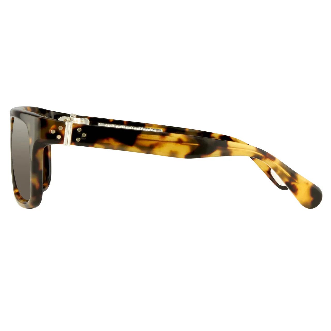 Ann Demeulemeester Ann Demeulemeester Sunglasses Flat Top Tortoise and Grey Size ONE SIZE - 9 Thumbnail