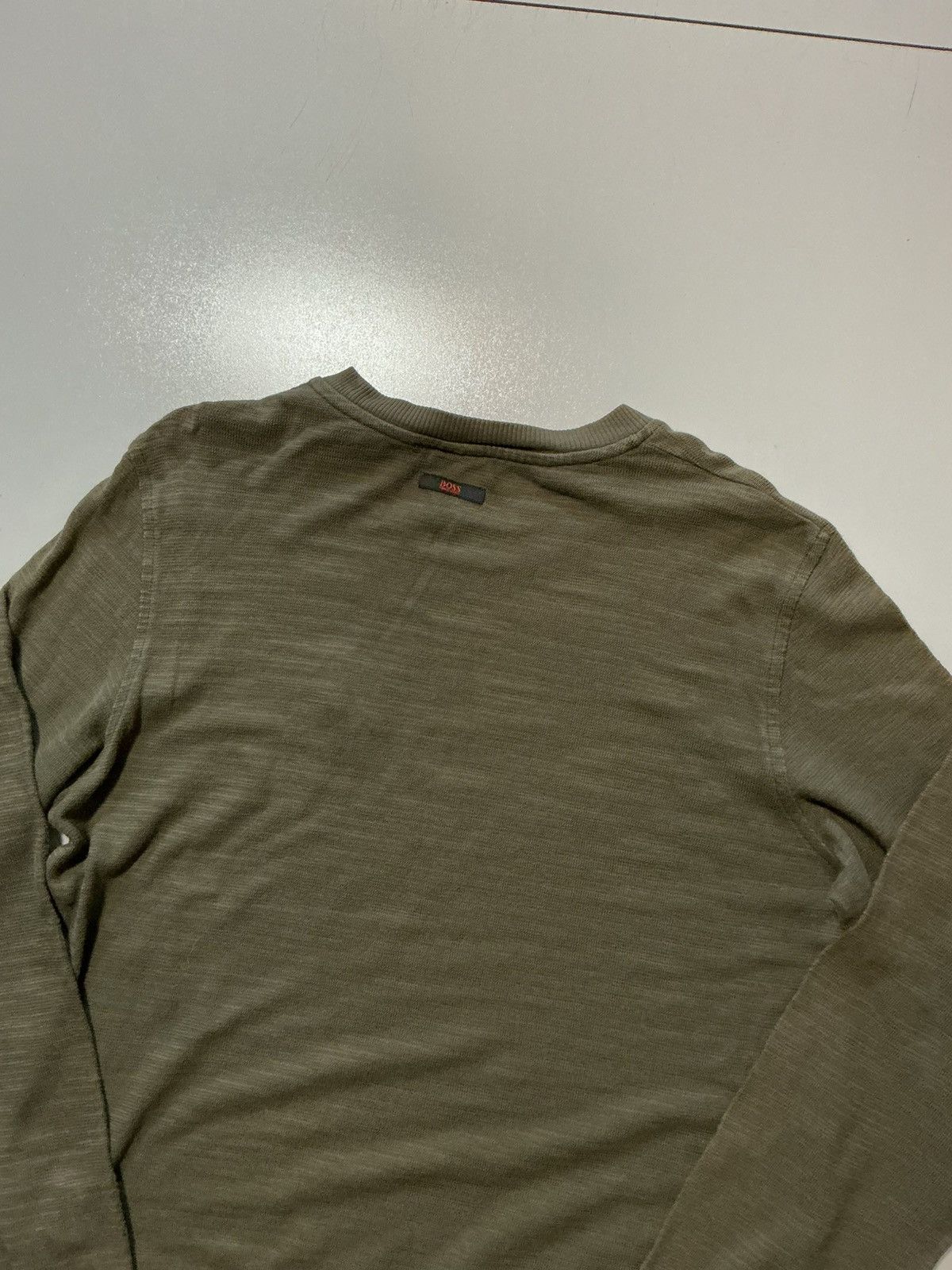 Hugo Boss Hugo Boss Waso Dragon Oriental Embroidered Olive Sweater Size US M / EU 48-50 / 2 - 4 Thumbnail