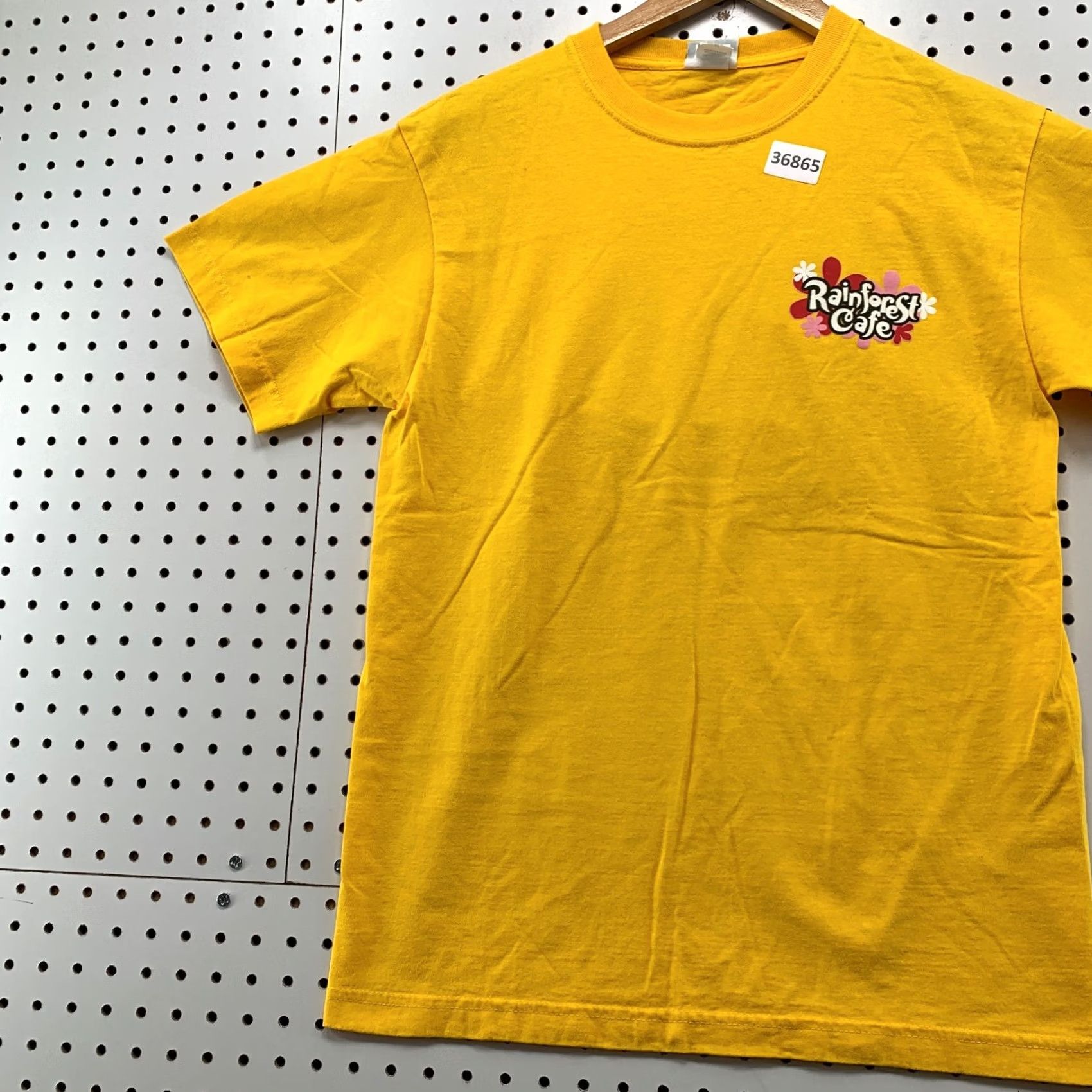 Vintage VINTAGE Rainforest Cafe Shirt Mens M Yellow Gecko Frog Floral 90s Graphic Size US M / EU 48-50 / 2 - 4 Thumbnail