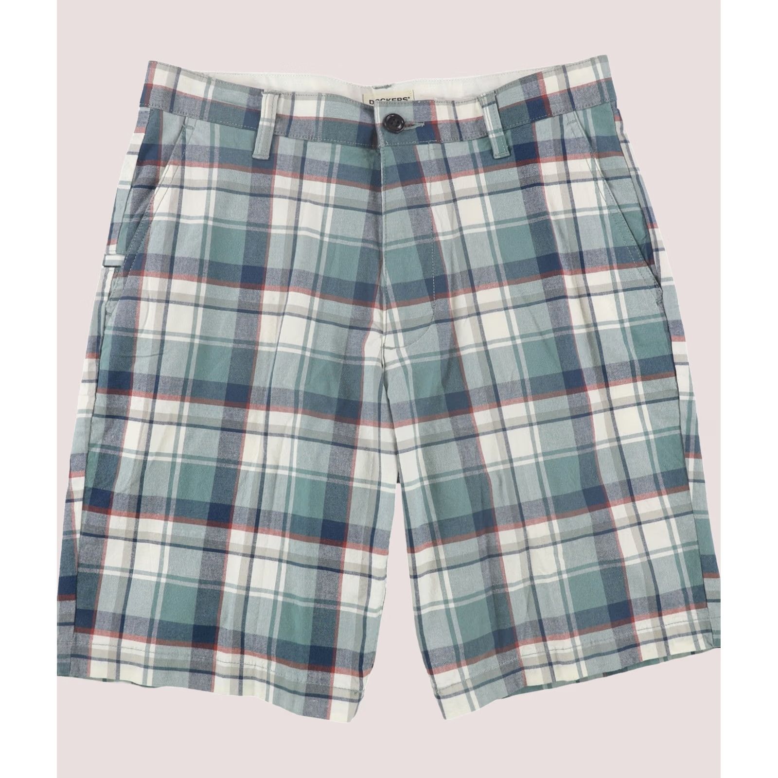 Dockers VINTAGE Dockers Mens Stretch Casual Chino Shorts Green 30 Size US 30 / EU 46 - 1 Thumbnail