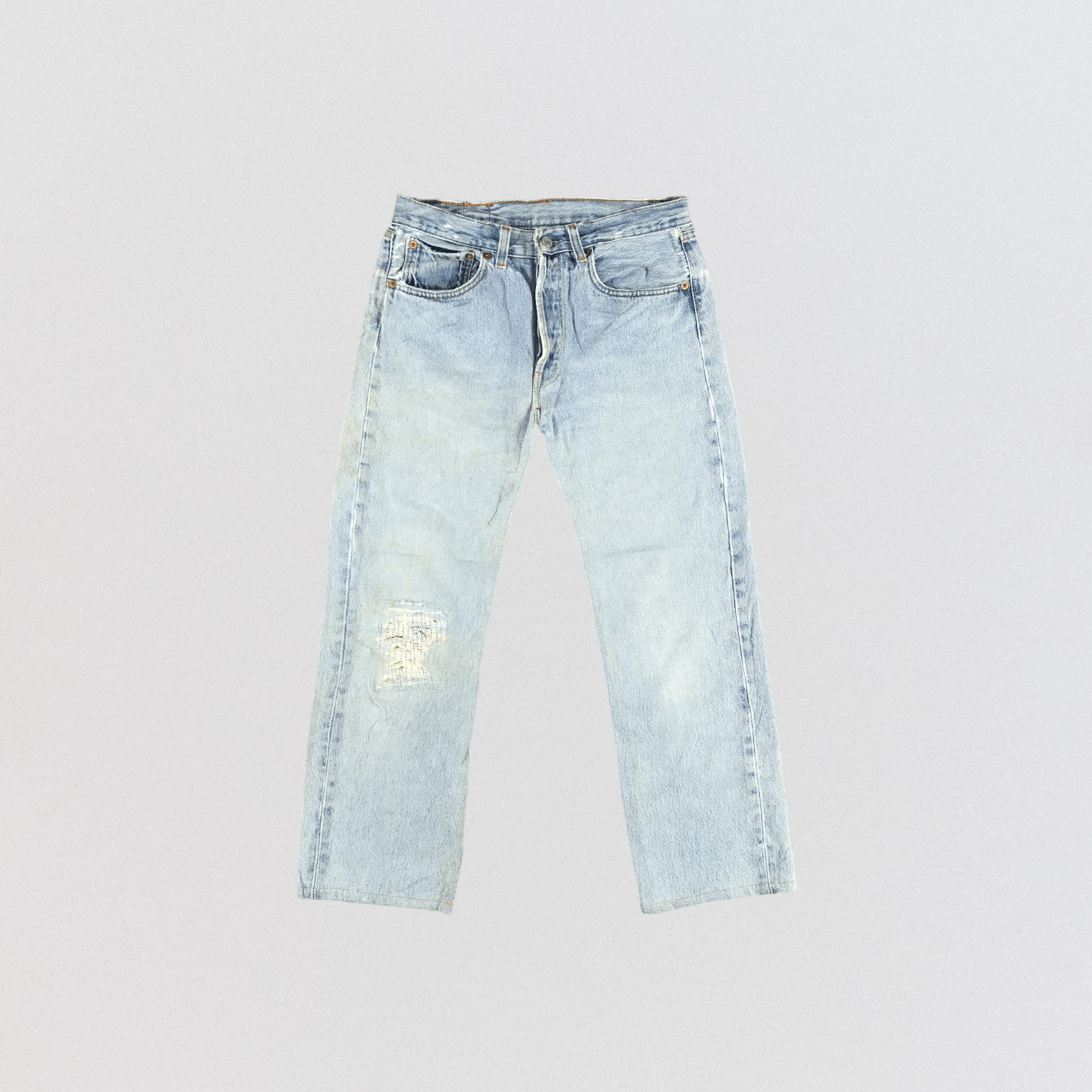 Levi's Vintage 90s Light Wash Levis 501 Jeans-JM3031 Size US 31 - 1 Thumbnail