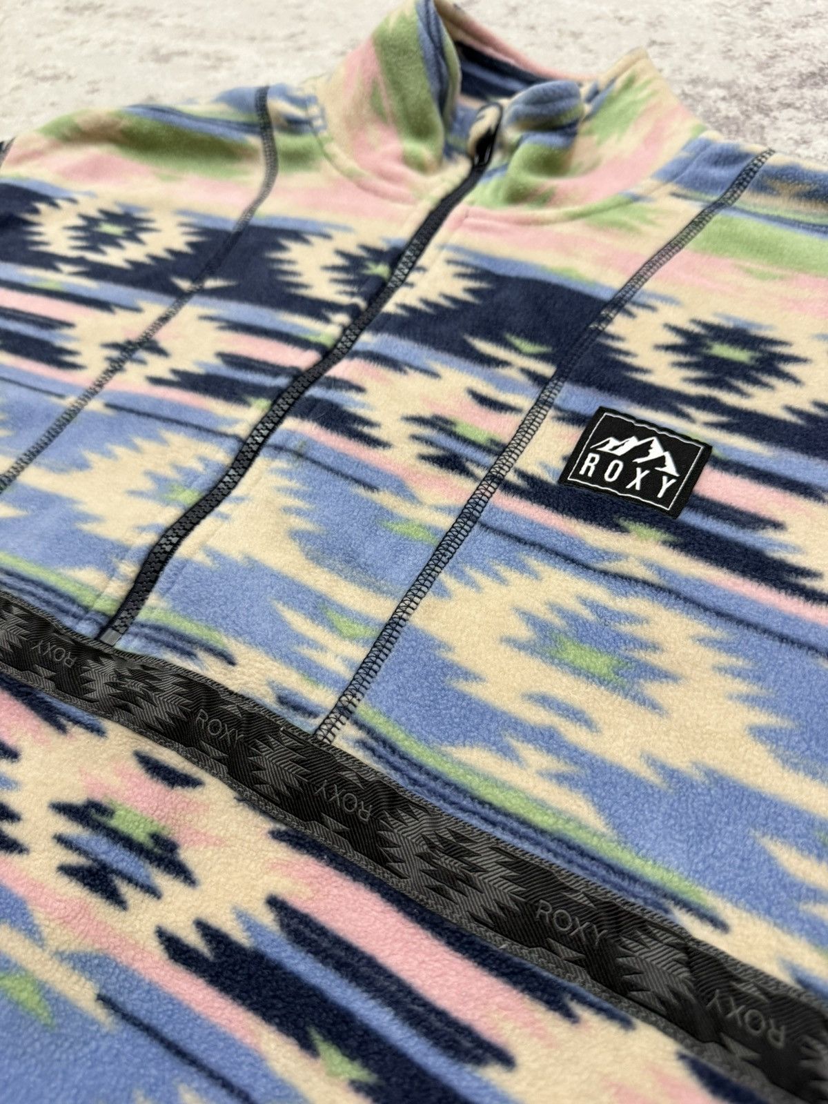 Native Roxy Native Halfzipper Fleece Sweatshirt Size US L / EU 52-54 / 3 - 7 Thumbnail