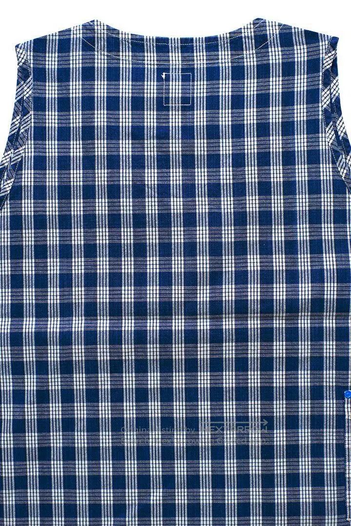 Porter Classic porter classic blue checkered vest. Size US S / EU 44-46 / 1 - 8 Thumbnail