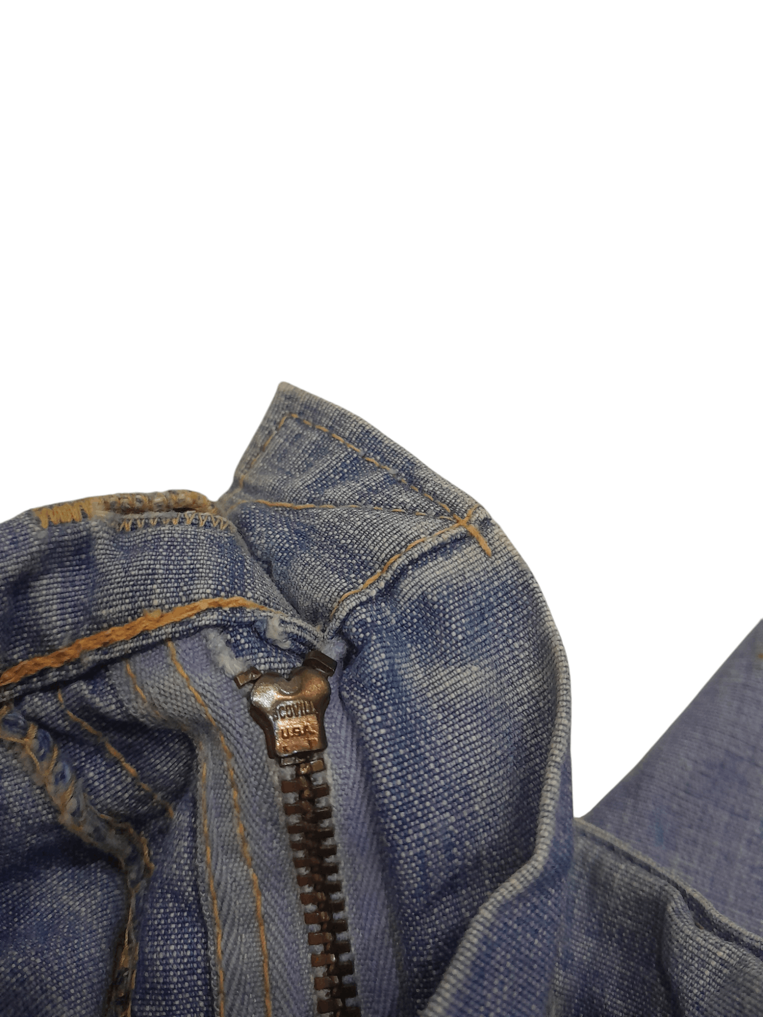 Japanese Brand 70s Big Stone Scovill Flare Denim (F527) W26 Size US 26 / EU 42 - 9 Thumbnail