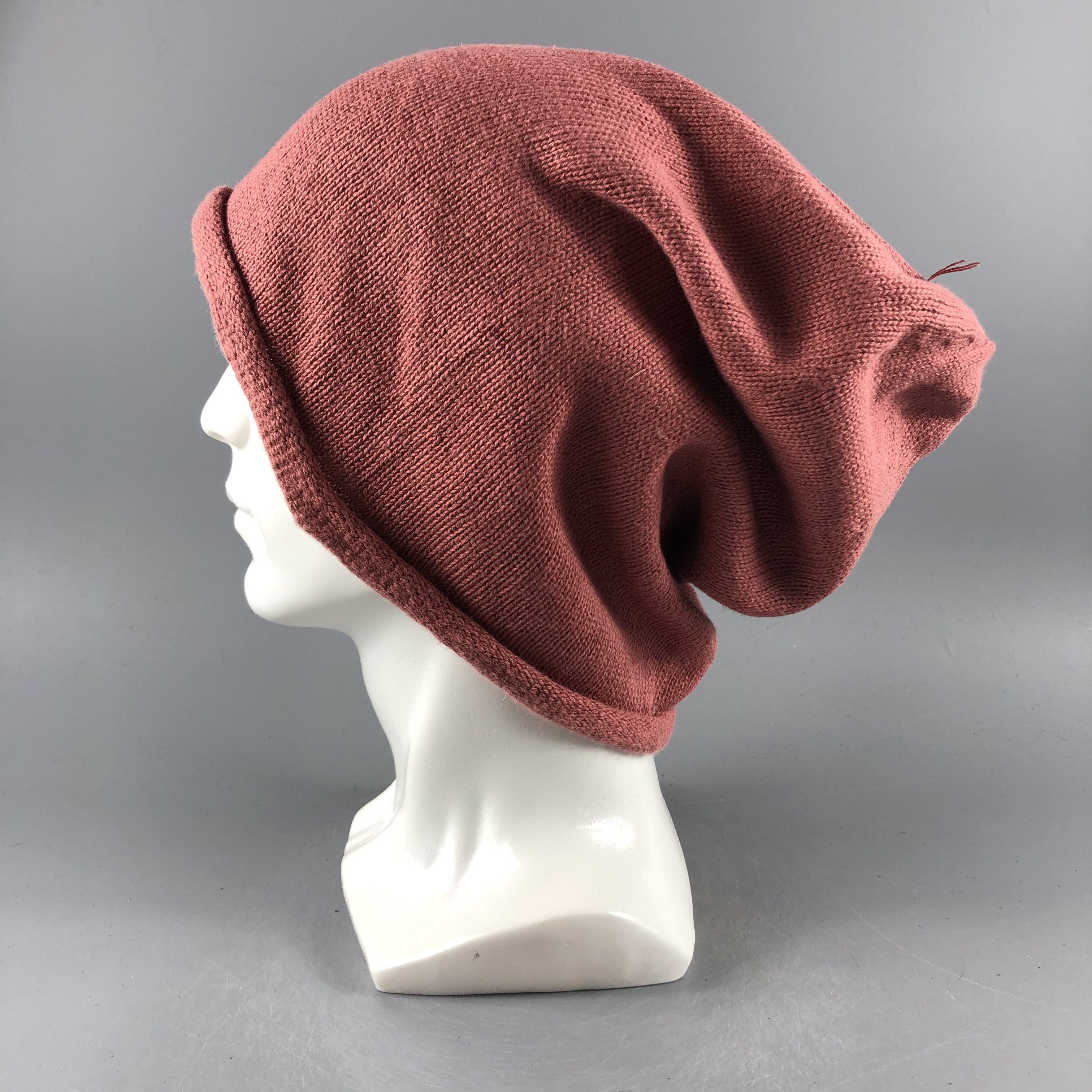 Japanese Brand × Vintage Unknown Cuffless Beanie Snow Hat Snow Cap -D753 Size ONE SIZE - 1 Thumbnail