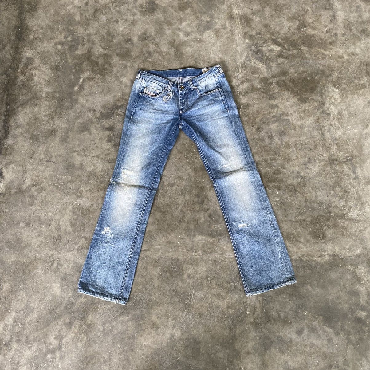 Diesel 2000s Diesel Doozy Distresed Pants Size US 27 - 1 Thumbnail