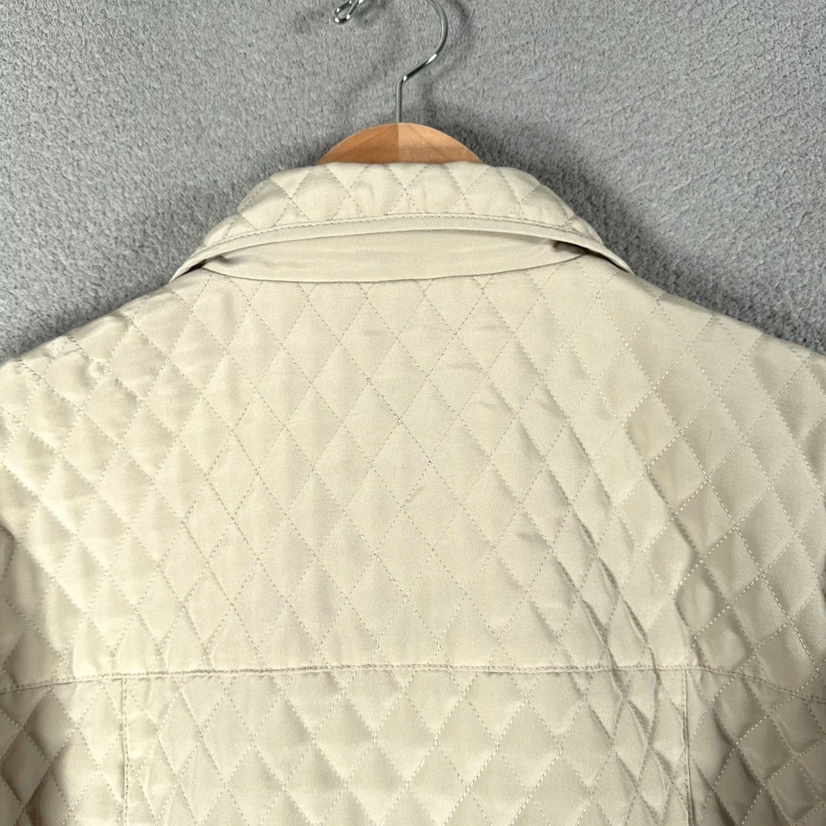Vintage VINTAGE Nordic Lights Jacket Womens XL Beige Quilted Barn Coat 2000s Y2K Size XL / US 12-14 / IT 48-50 - 6 Thumbnail