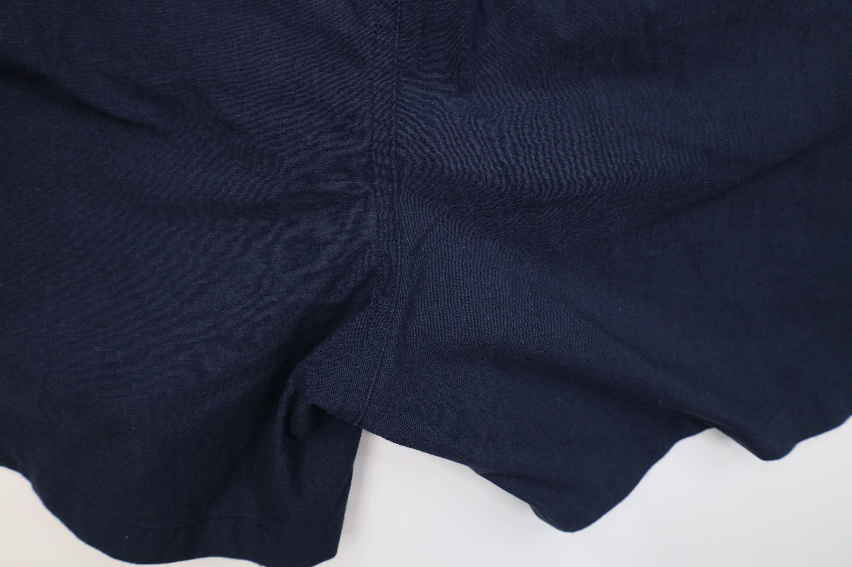 Vintage Vintage 70s Streetwear Chambray Trim Above Knee Shorts Blue Size US 34 / EU 50 - 7 Thumbnail