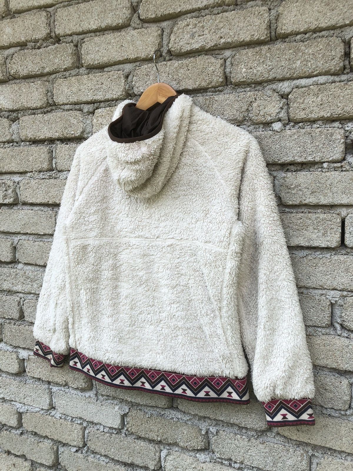 Patagonia Vintage 90s Columbia Native Fleece Fullzipper Hoodie Size M / US 6-8 / IT 42-44 - 13 Thumbnail